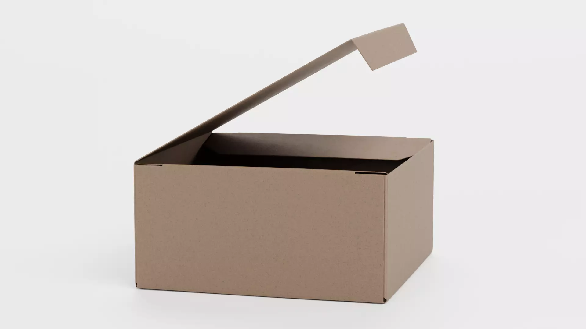 -Carboard Box V2 Rigged- Low-poly 3D model_1