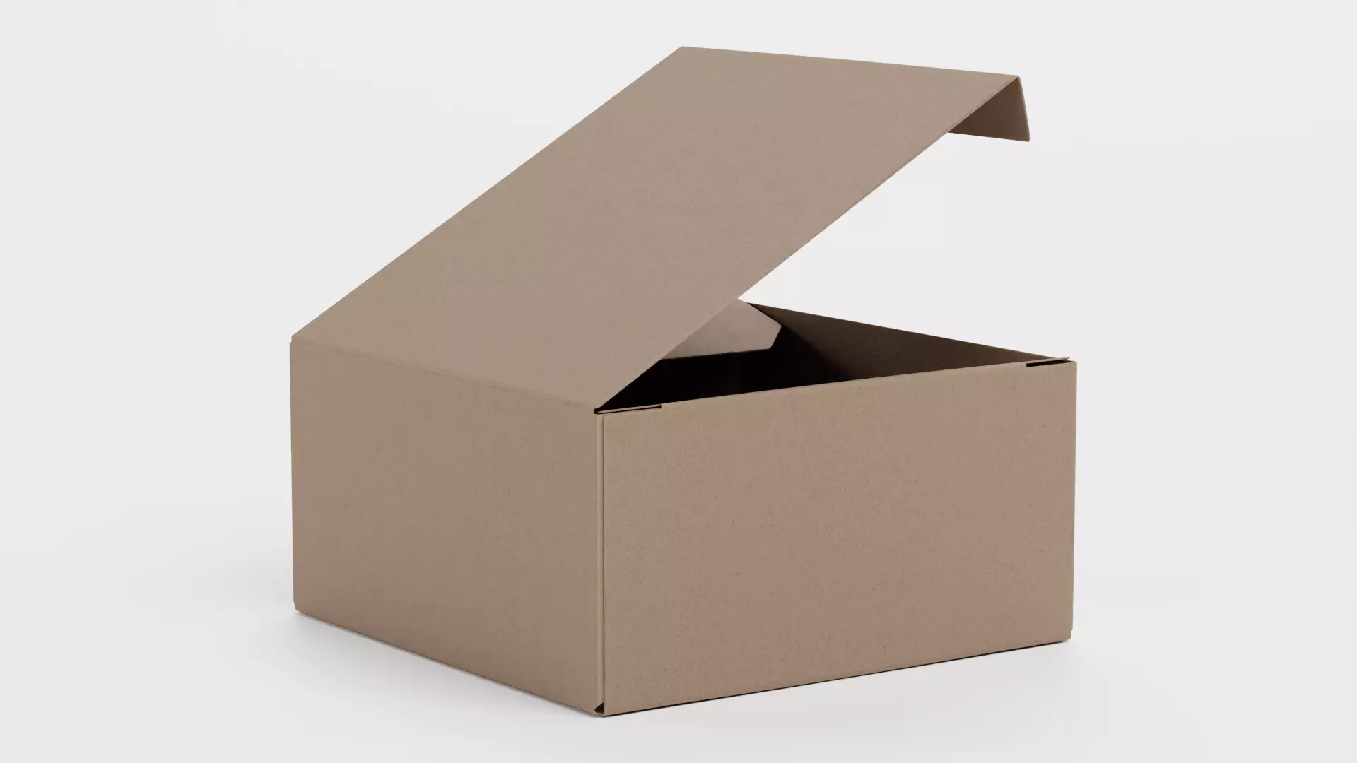 -Carboard Box V2 Rigged- Low-poly 3D model_3
