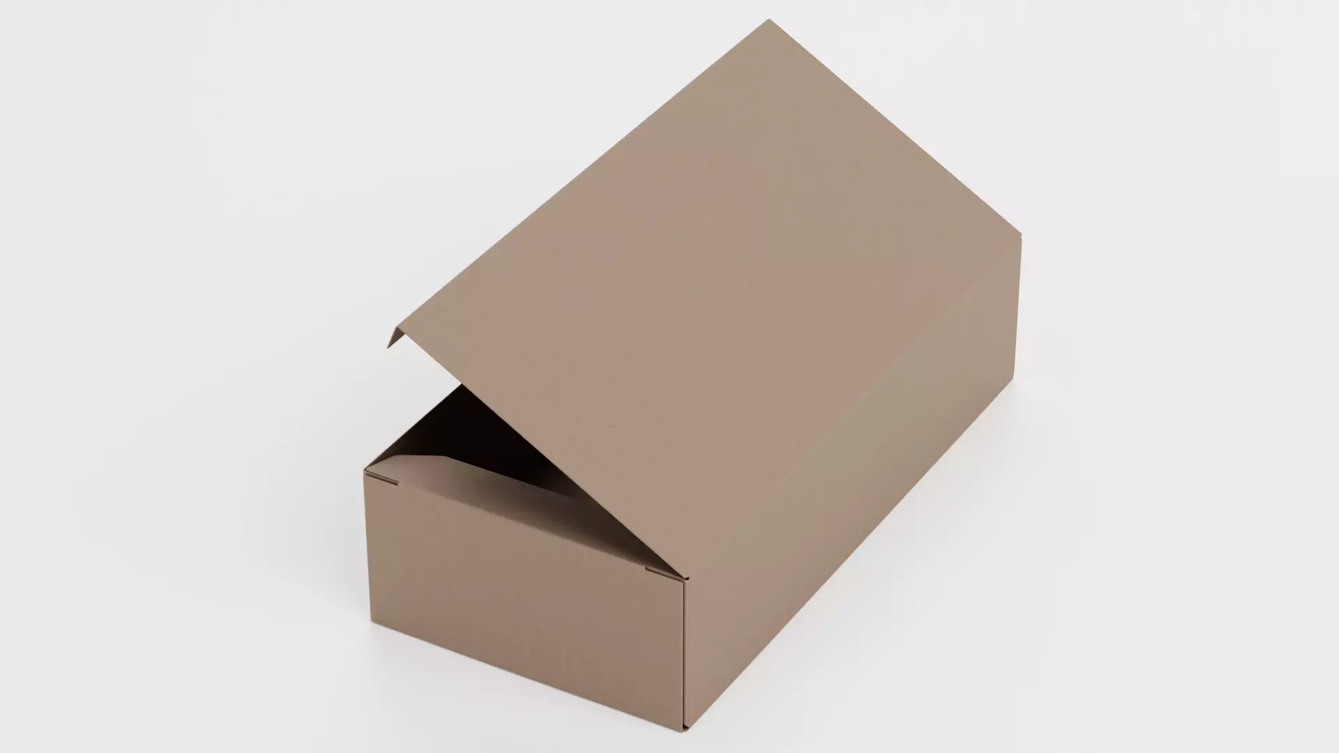 -Carboard Box V3 - Rigged- Low-poly 3D model_5