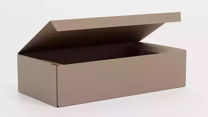 -Carboard Box V3 - Rigged- Low-poly 3D model -Carboard Box V3 - Rigged- Low-poly 3D model