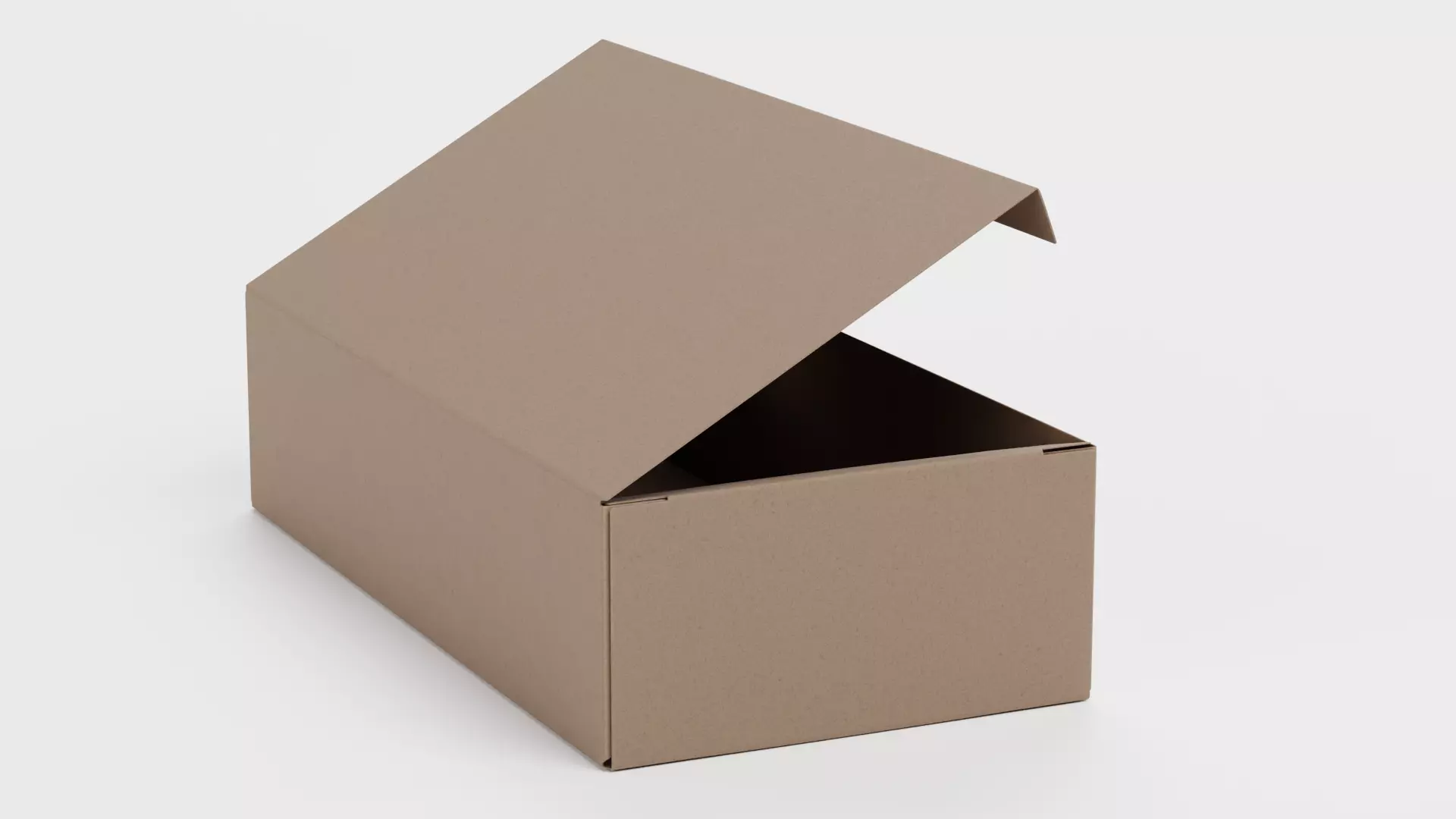 -Carboard Box V3 - Rigged- Low-poly 3D model_4