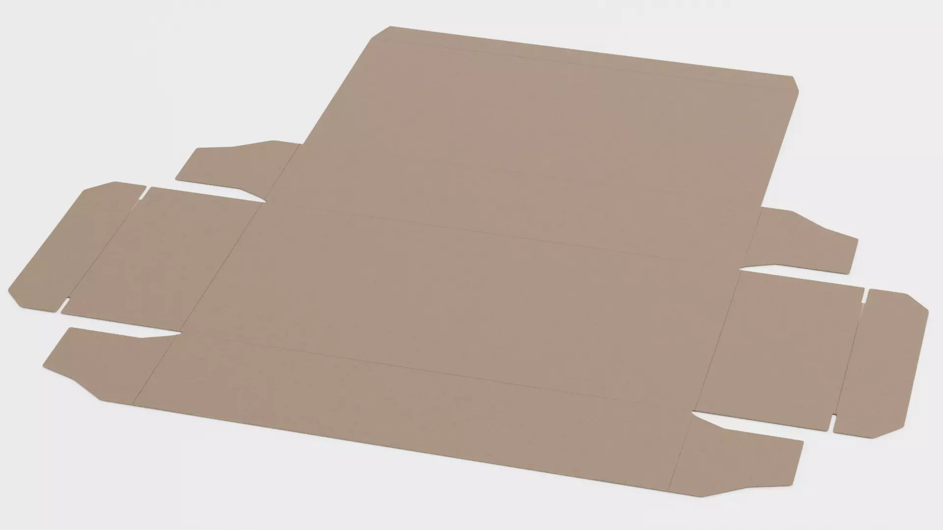 -Carboard Box V3 - Rigged- Low-poly 3D model_7