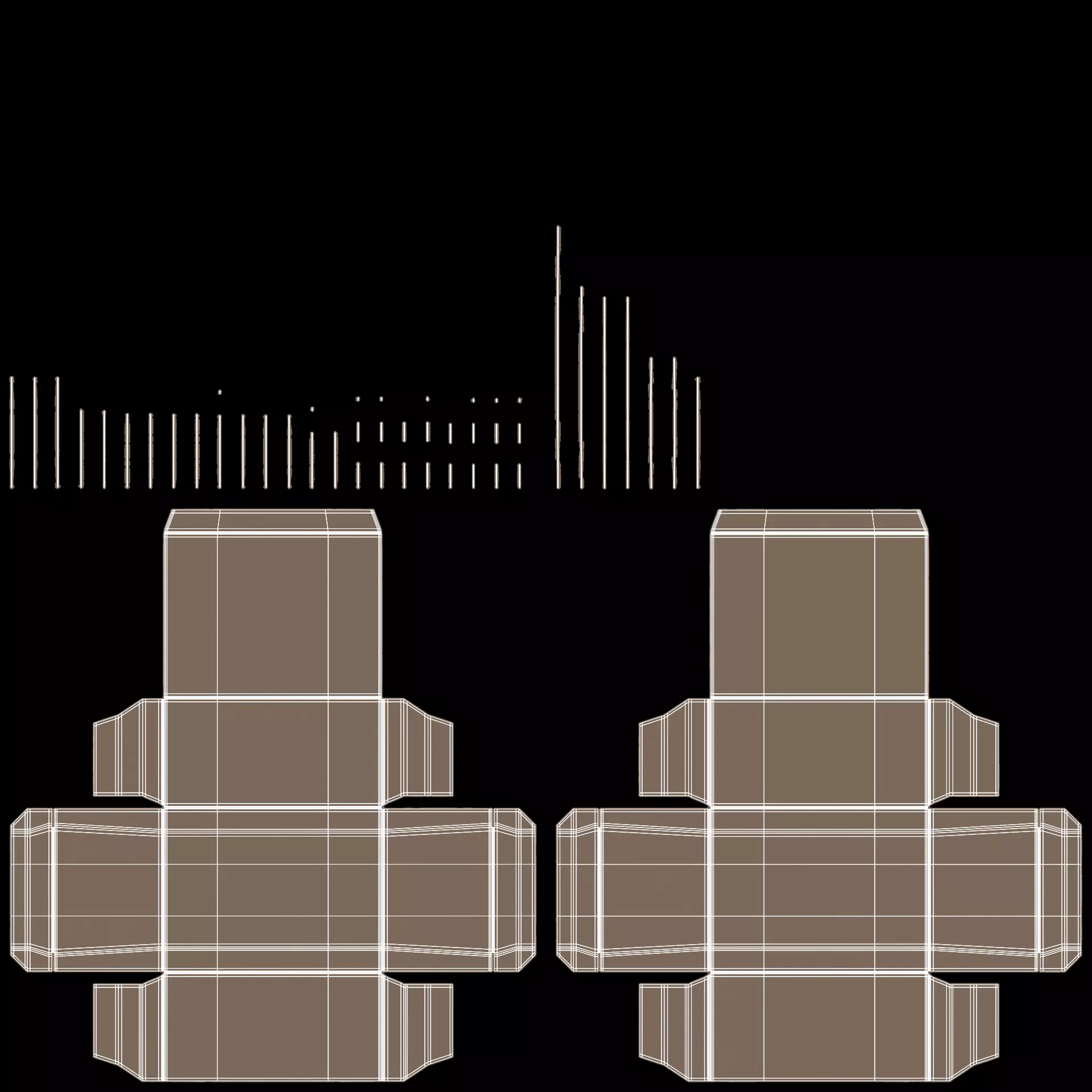 -Carboard Box V4-Rigged- Low-poly 3D model_8