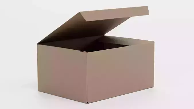 Carboard Box - Paper Package V4 - Rigged