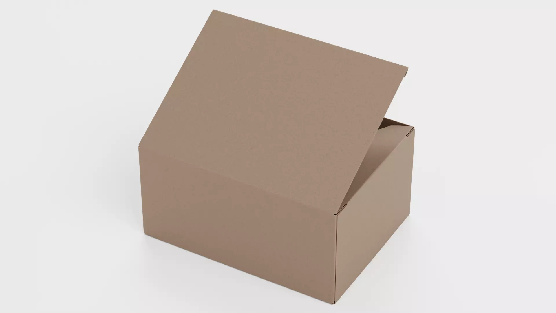 -Carboard Box V4-Rigged- Low-poly 3D model_5