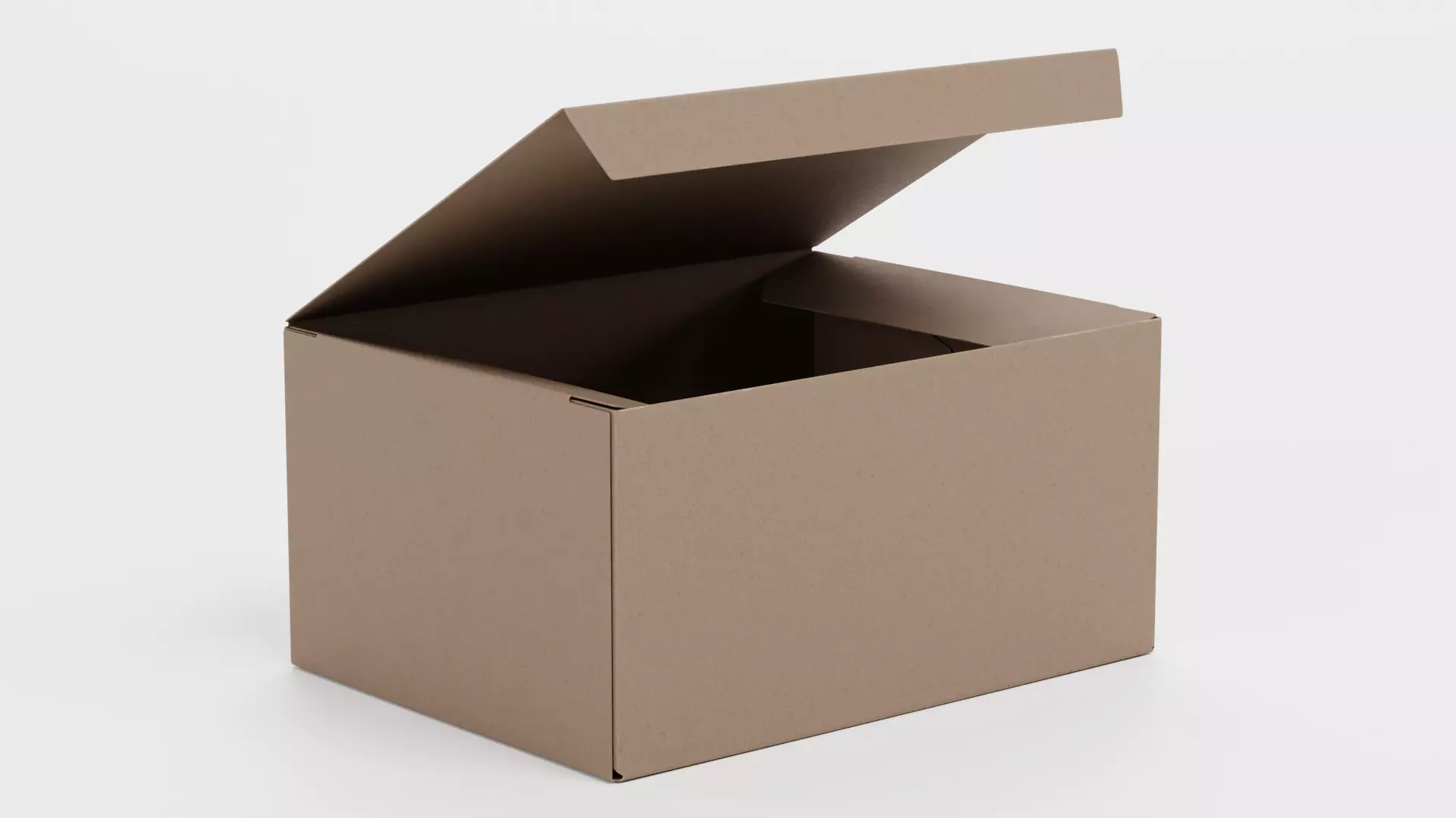 -Carboard Box V4-Rigged- Low-poly 3D model_3