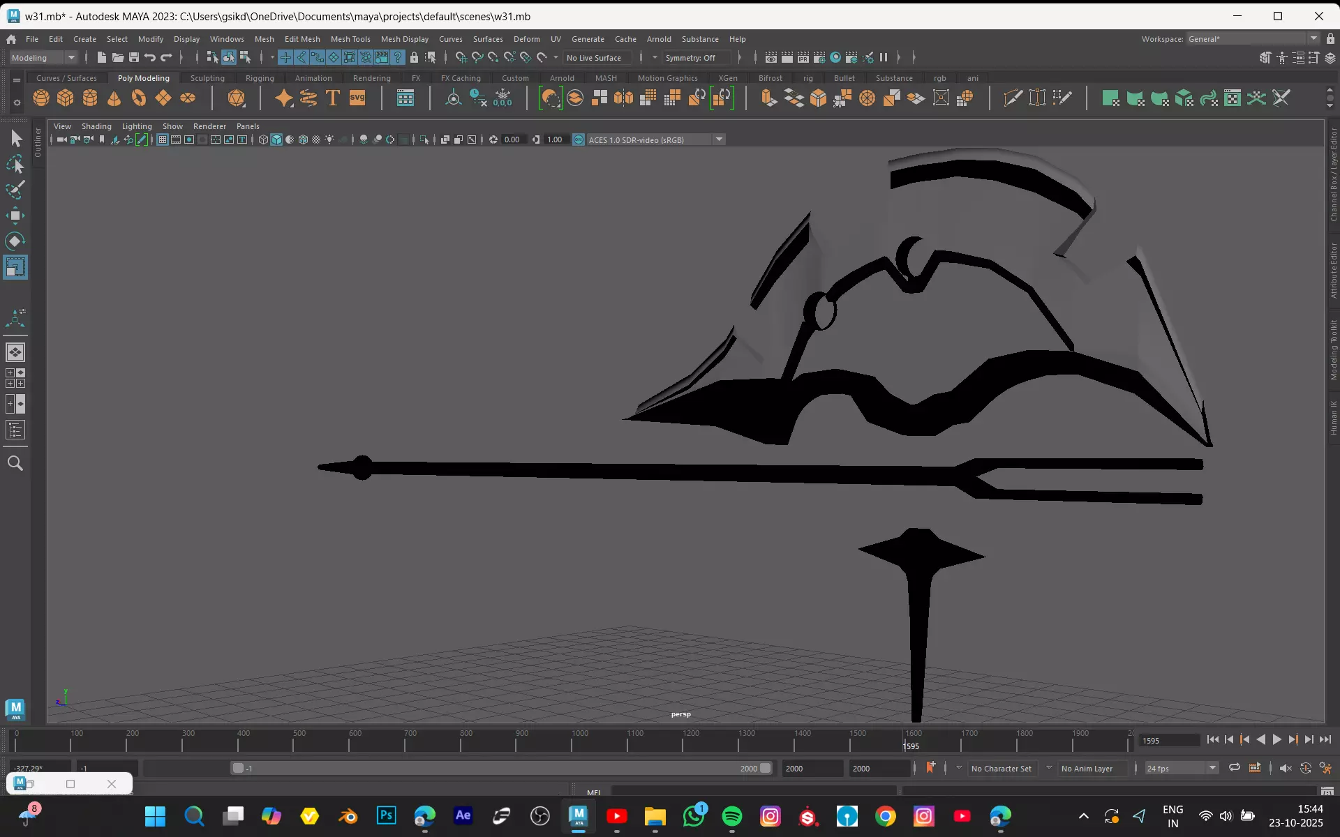 SWORD MODEL Low-poly 3D model_5