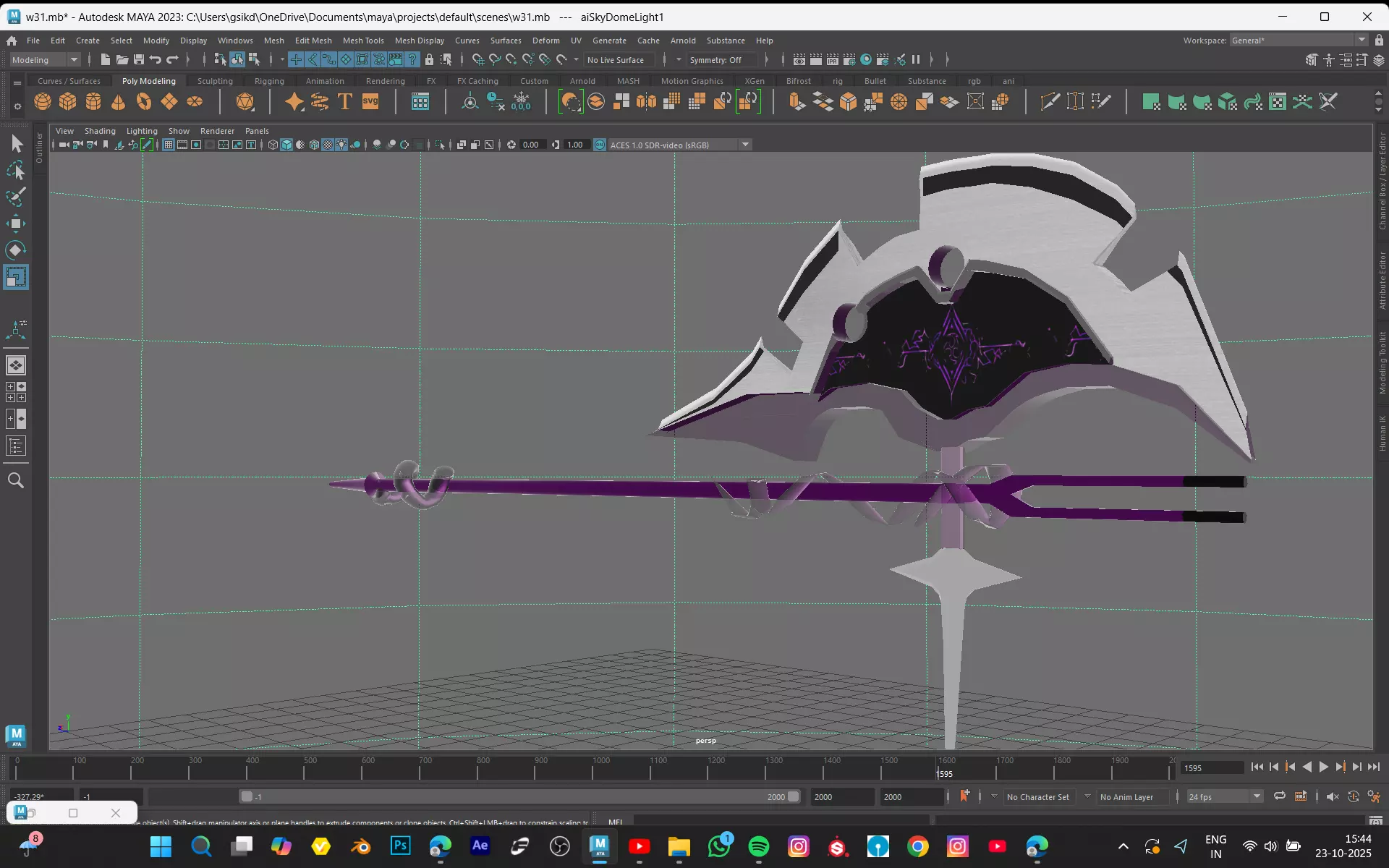 SWORD MODEL Low-poly 3D model_6