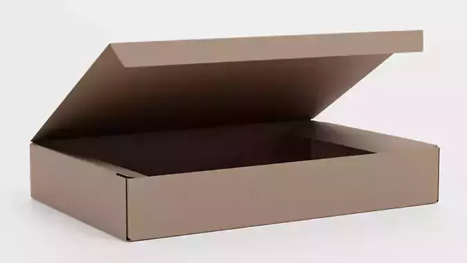 -Cardboard Box V5- Rigged- Low-poly 3D model -Cardboard Box V5- Rigged- Low-poly 3D model