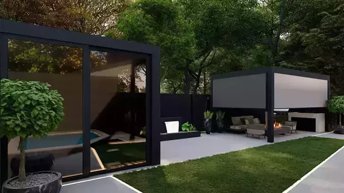 arden Landscape 3D Model - SketchUp and Lumion Scene 