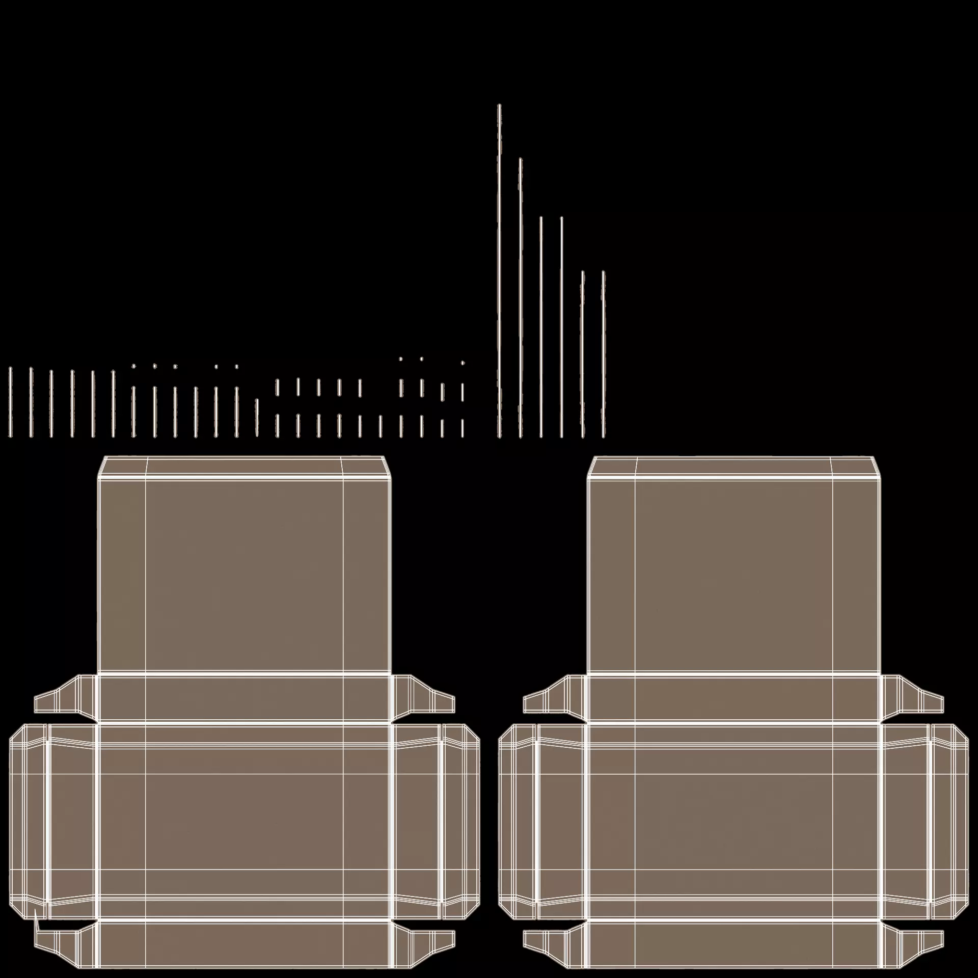 -Carboard Boxes- Rigged- Low-poly 3D model_31