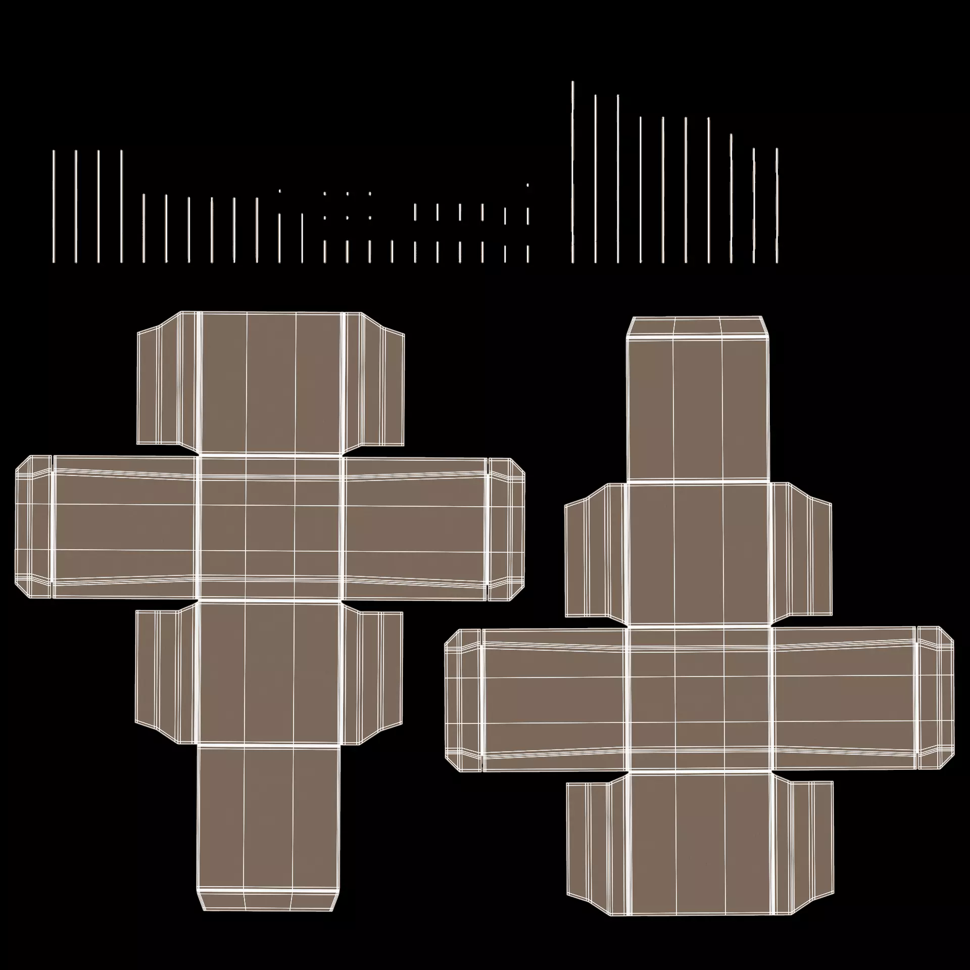 -Carboard Boxes- Rigged- Low-poly 3D model_33