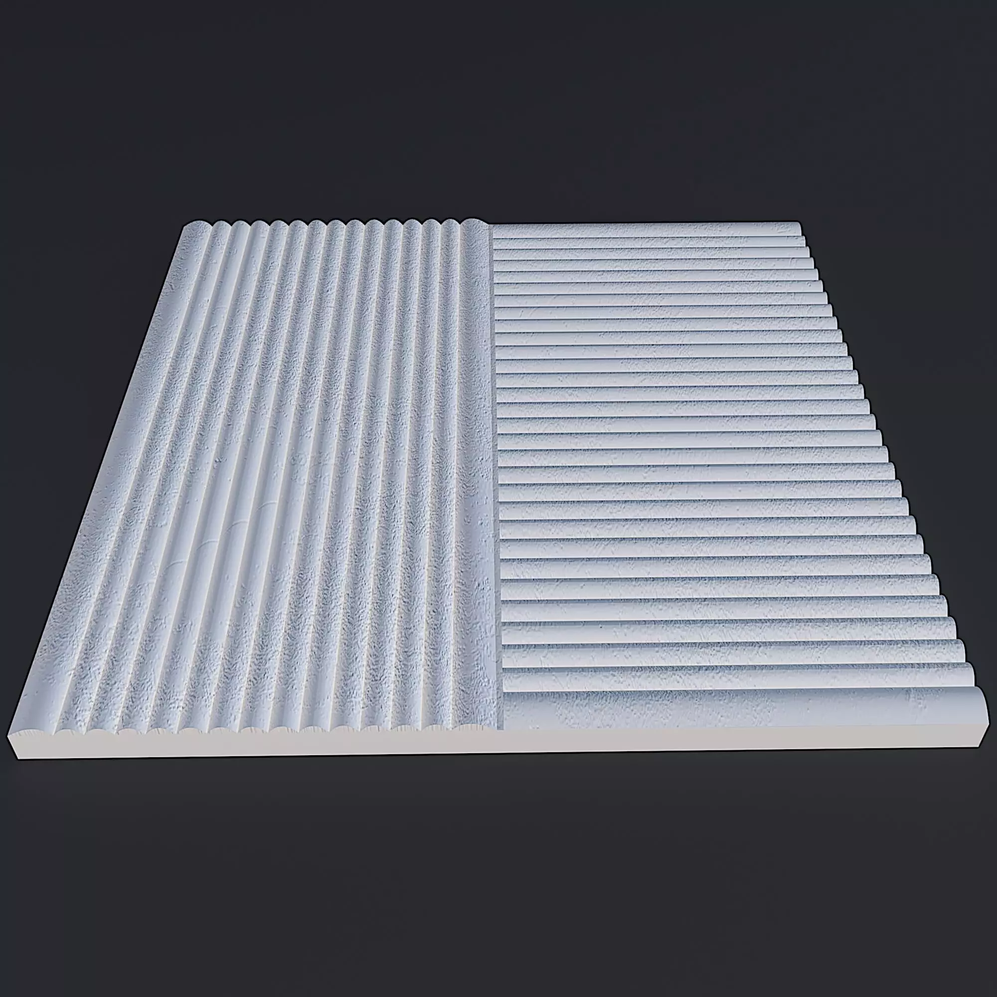 Decorative Wall Panel 003 for cnc and 3dprint 3D model_1
