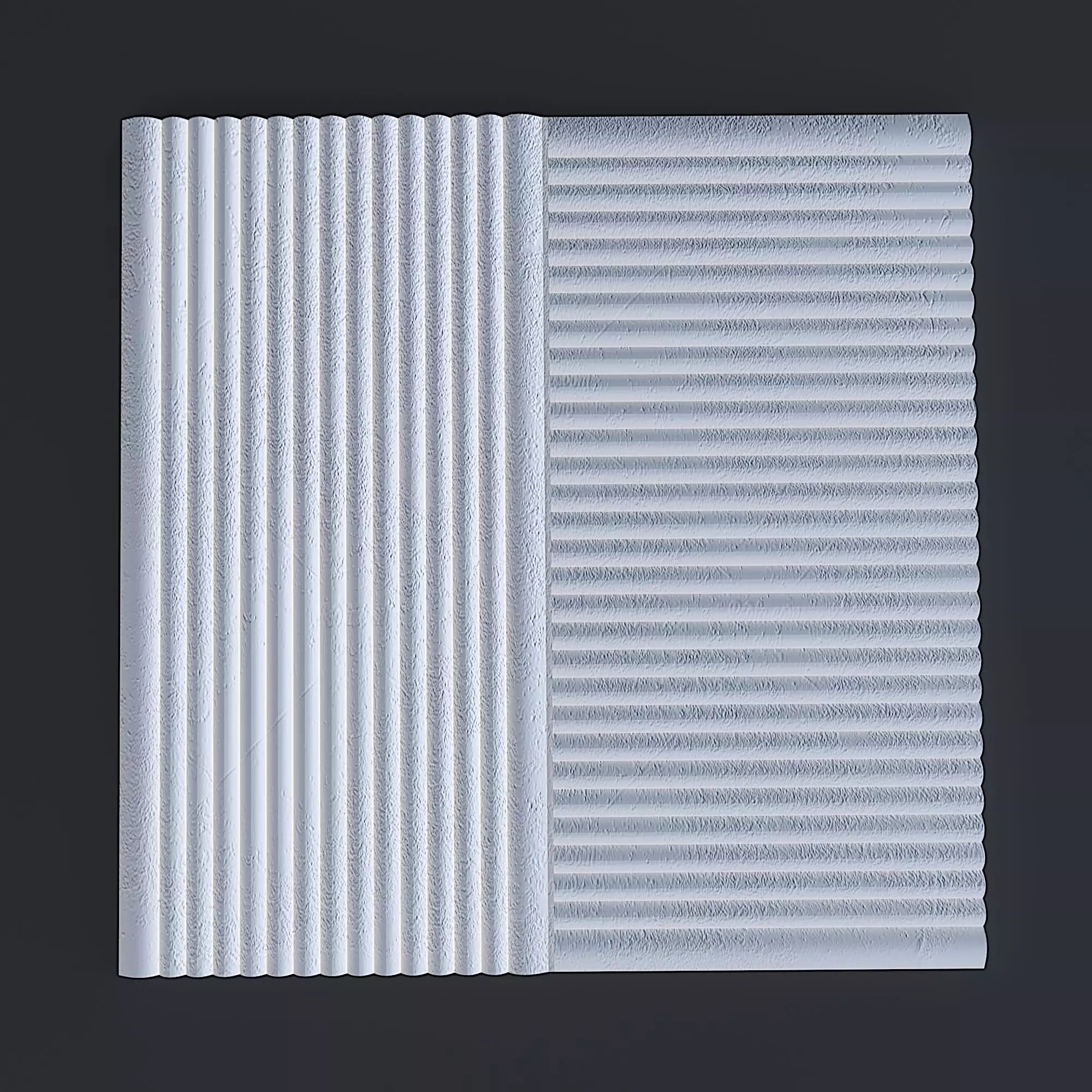 Decorative Wall Panel 003 for cnc and 3dprint 3D model_2