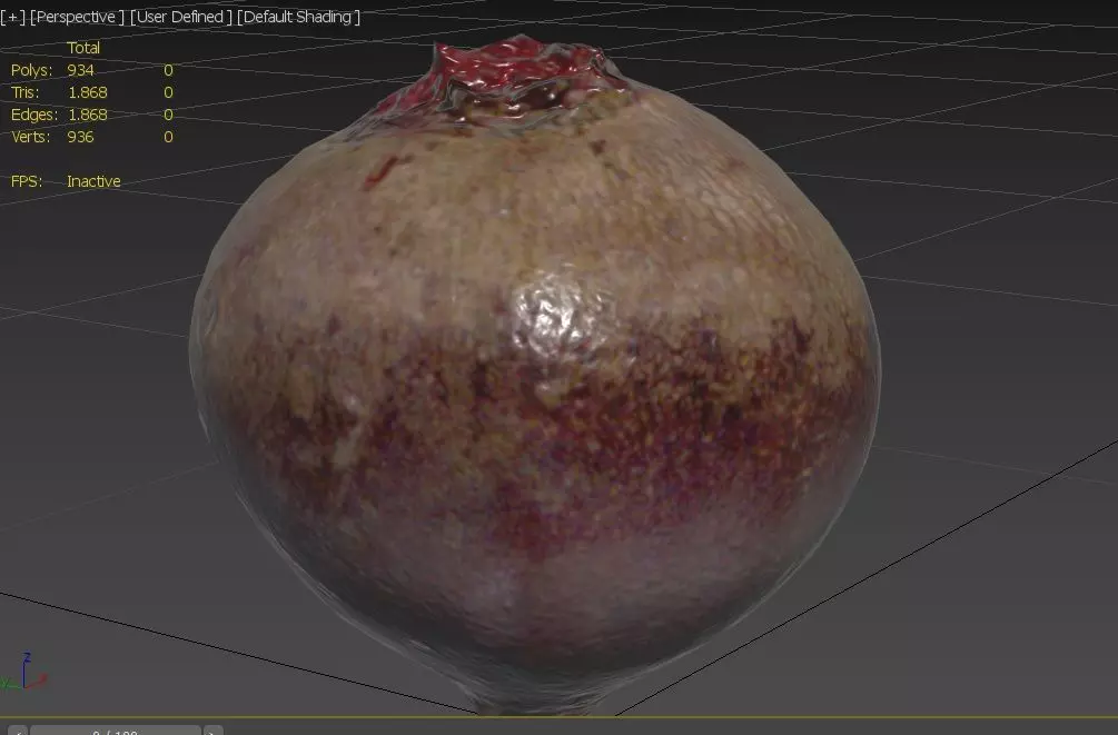 Beet M04 Low-poly 3D model_2