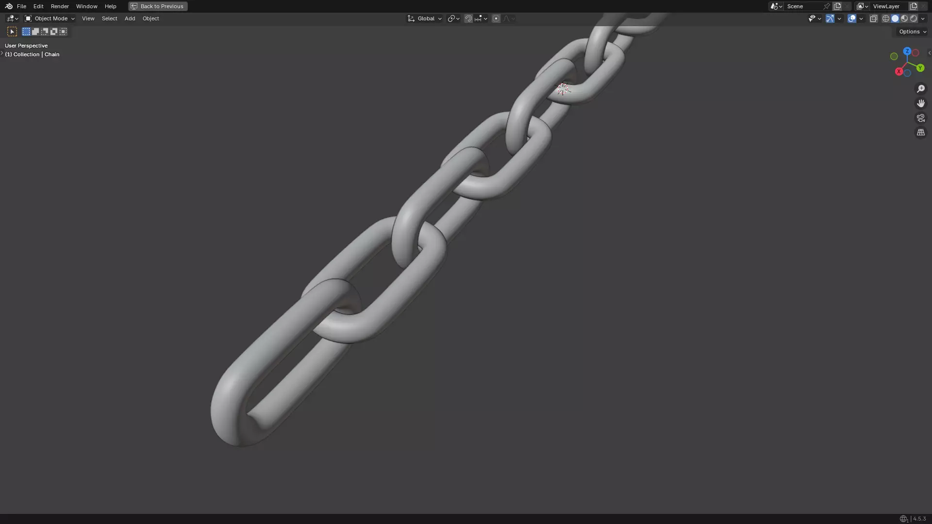 Silver Chain PBR 3D model_20