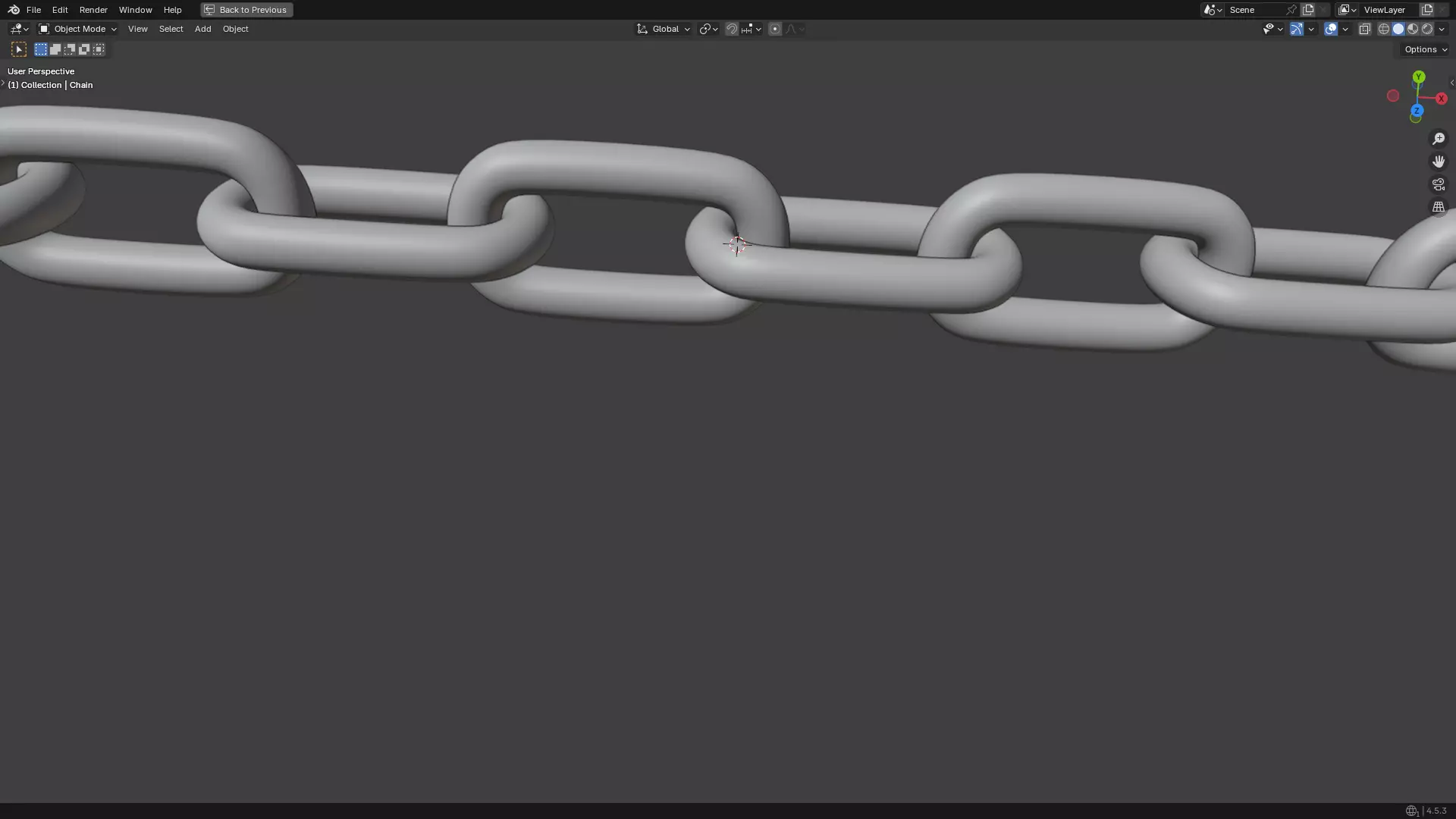 Silver Chain PBR 3D model_21