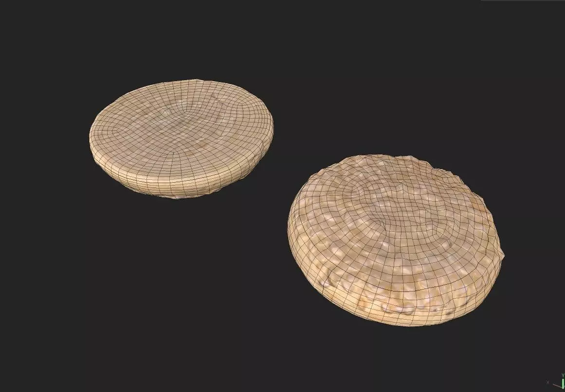 Cockie M02 Low-poly 3D model_6