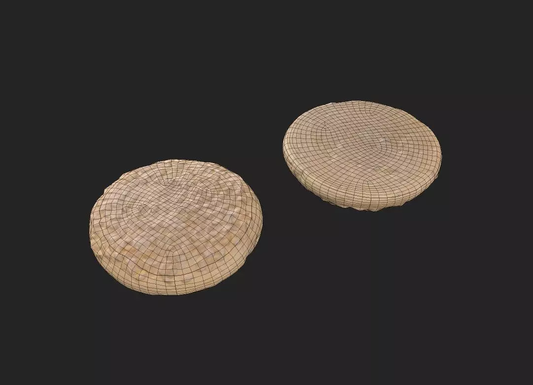 Cockie M02 Low-poly 3D model_1