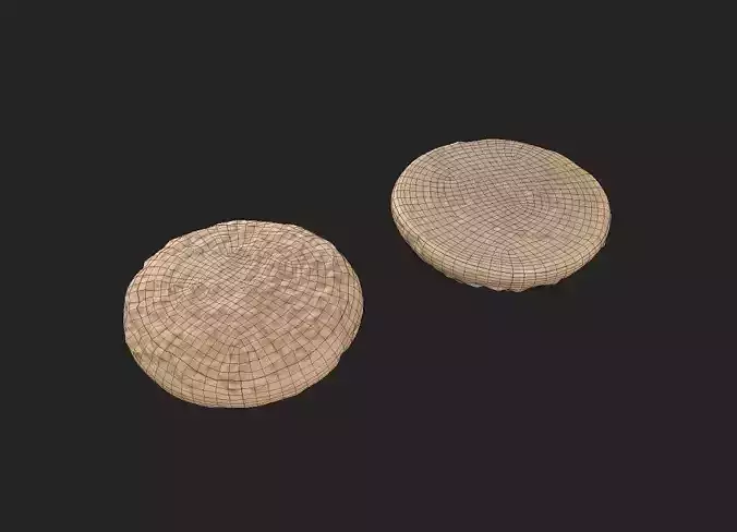 Cockie M02 Low-poly 3D model 2