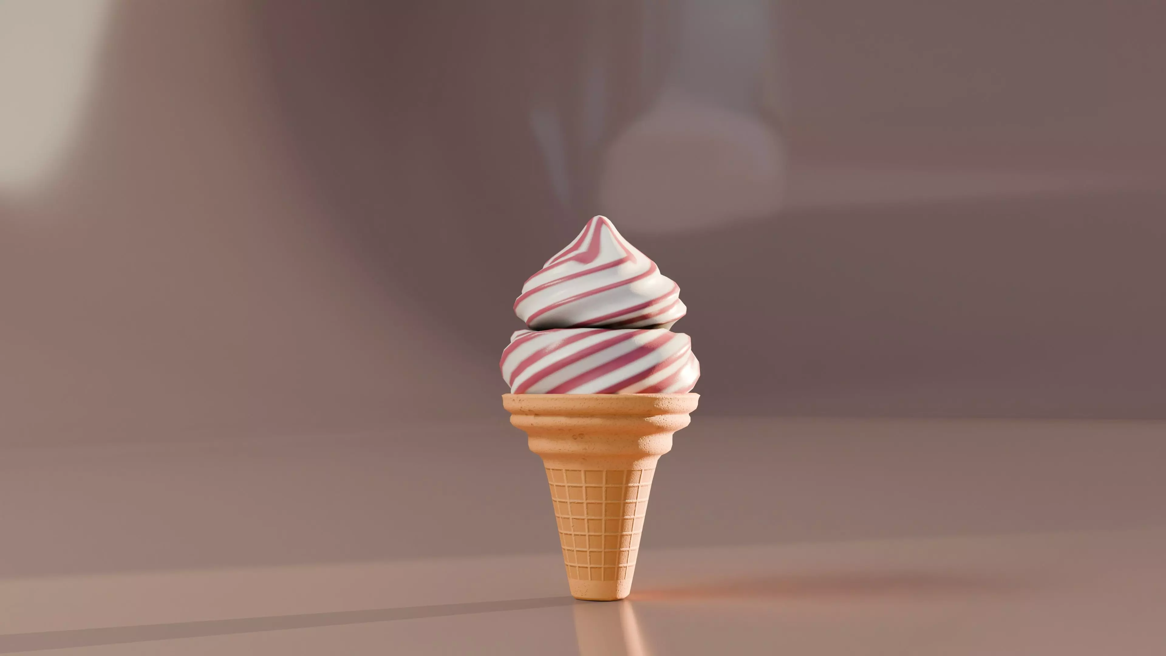 Mini Modular Ice Cream Pack Low Poly Game Ready with LODs Low-poly 3D model_6