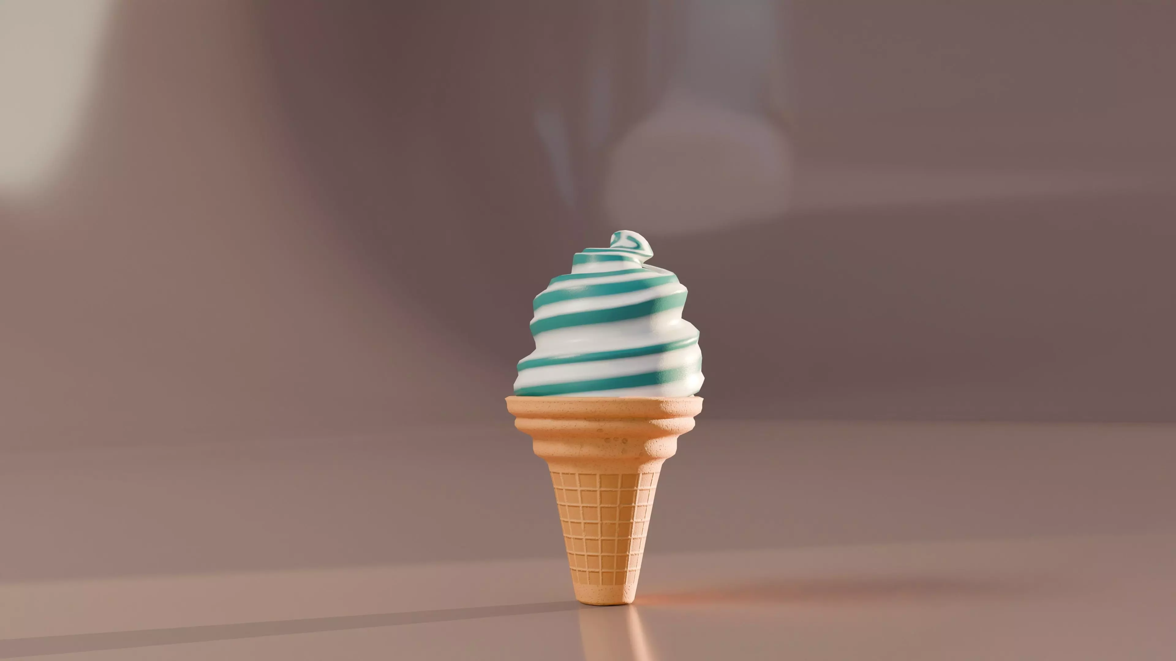 Mini Modular Ice Cream Pack Low Poly Game Ready with LODs Low-poly 3D model_8