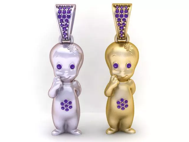 BABY PENDANT 3D PRINATBLE MODEL 3D print model