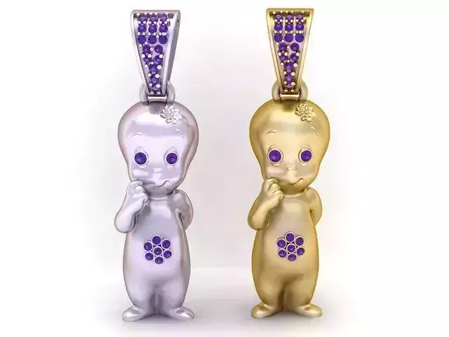 BABY PENDANT 3D PRINATBLE MODEL