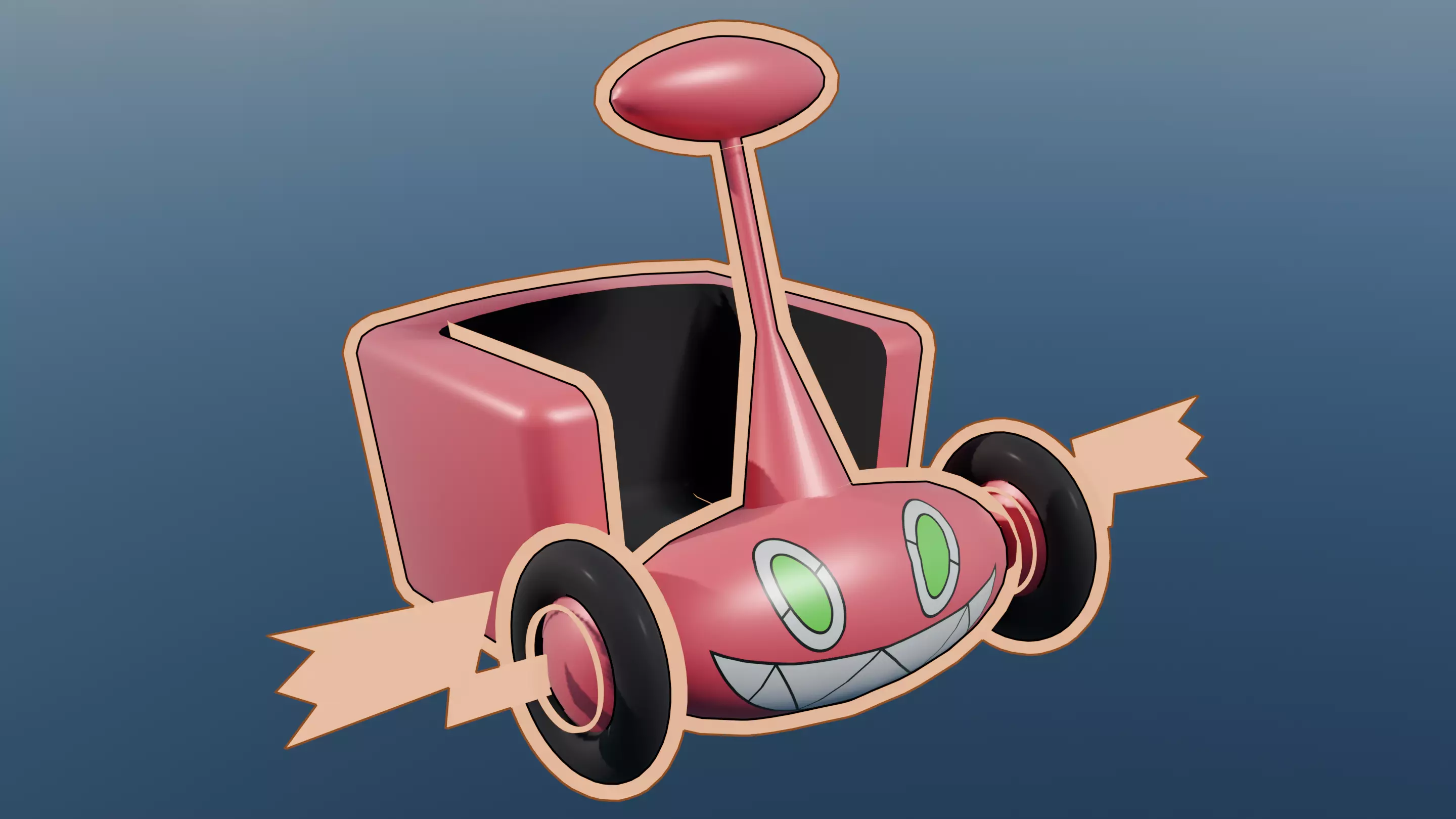 Pokemon Rotom Mow Form and Shiny version  3D model_2