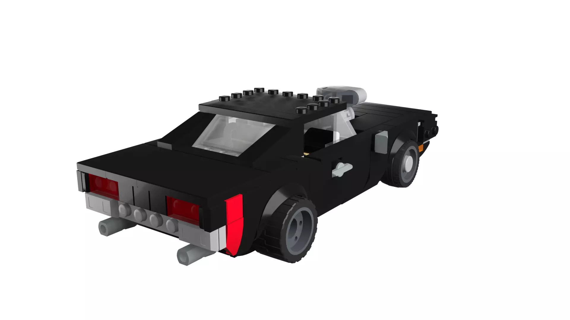 MocBricks3D - Dodge Charger 3D print model_35