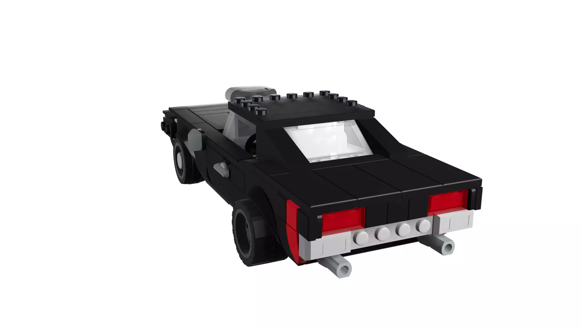 MocBricks3D - Dodge Charger 3D print model_49