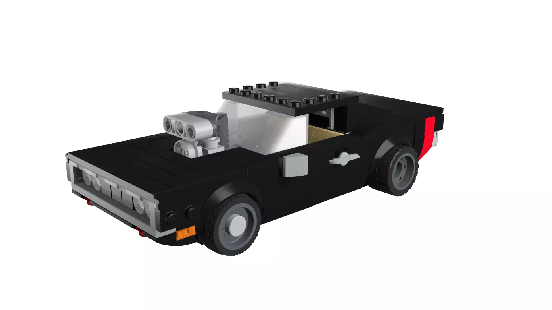 MocBricks3D - Dodge Charger 3D print model_74