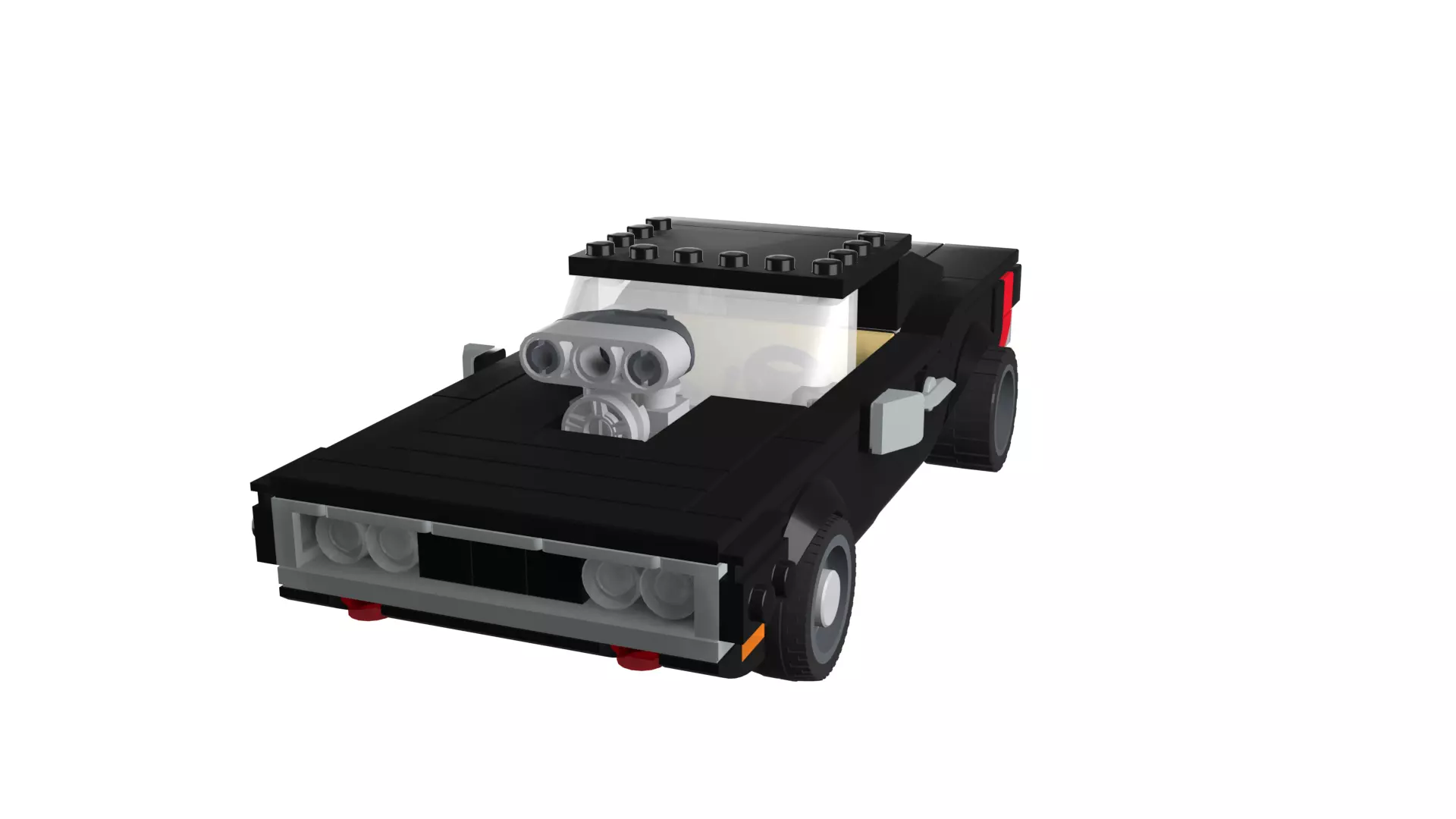 MocBricks3D - Dodge Charger 3D print model_80