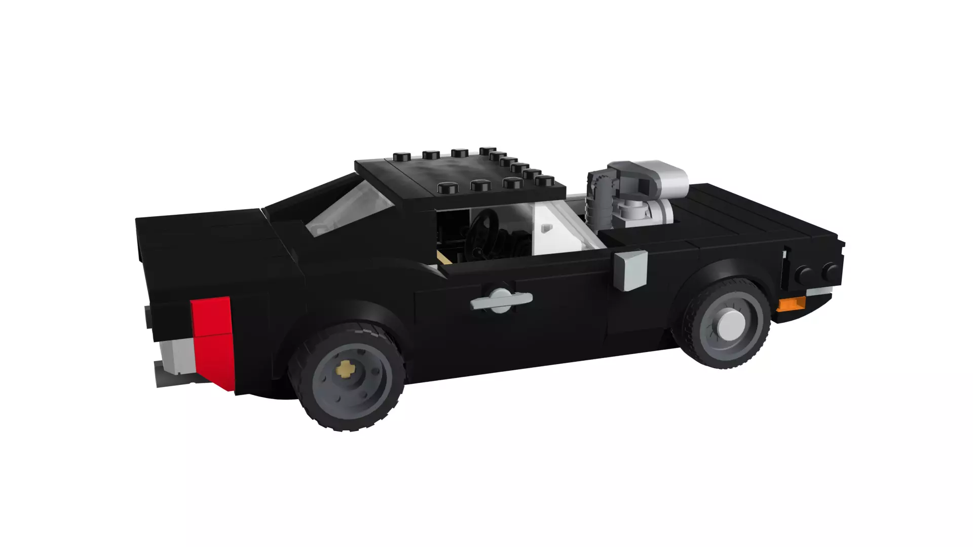 MocBricks3D - Dodge Charger 3D print model_27