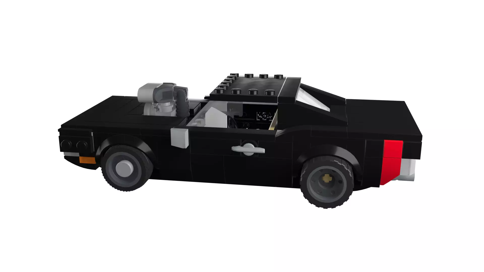 MocBricks3D - Dodge Charger 3D print model_62