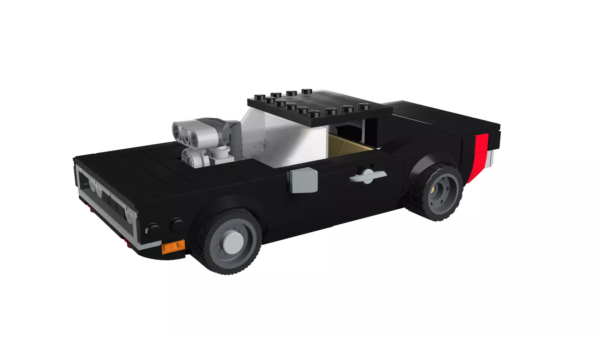 MocBricks3D - Dodge Charger 3D print model_72