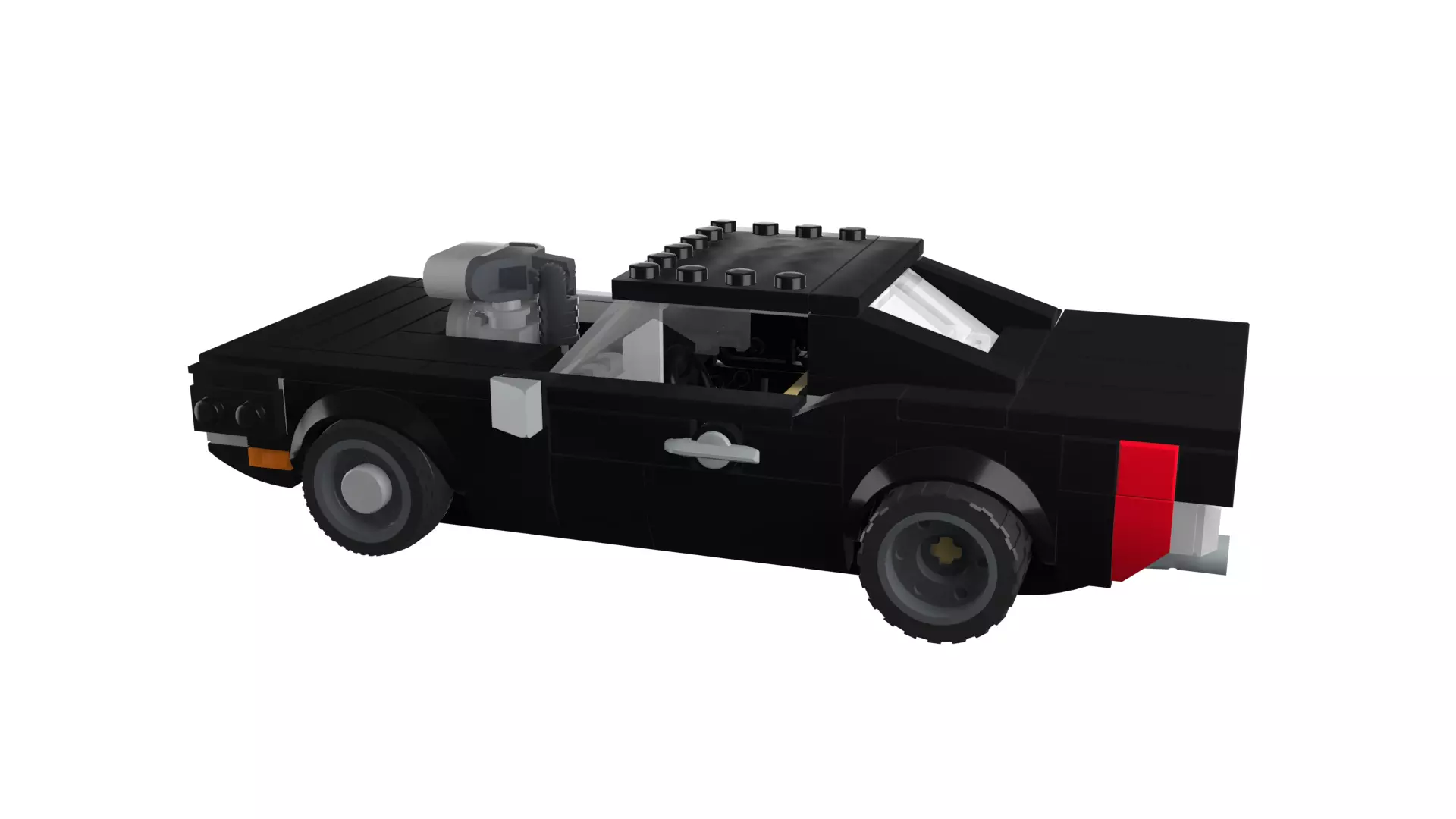 MocBricks3D - Dodge Charger 3D print model_60