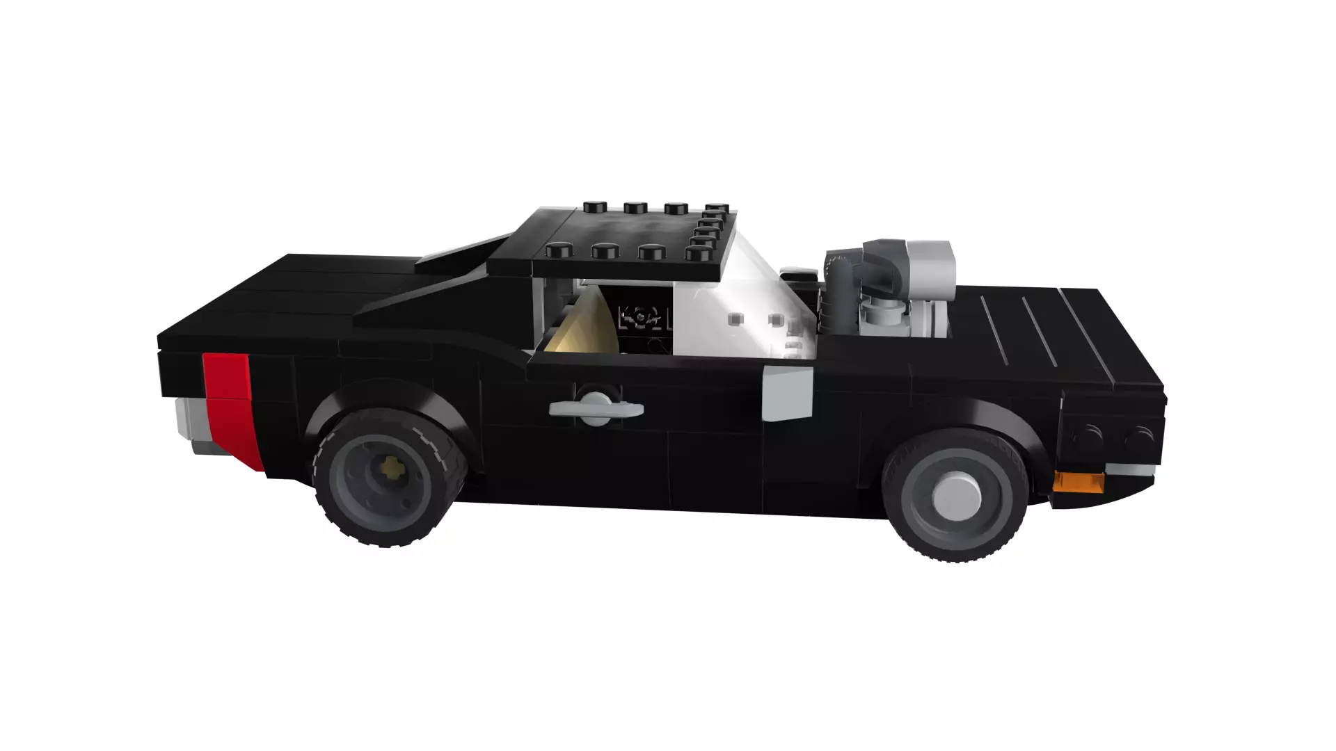 MocBricks3D - Dodge Charger 3D print model_21