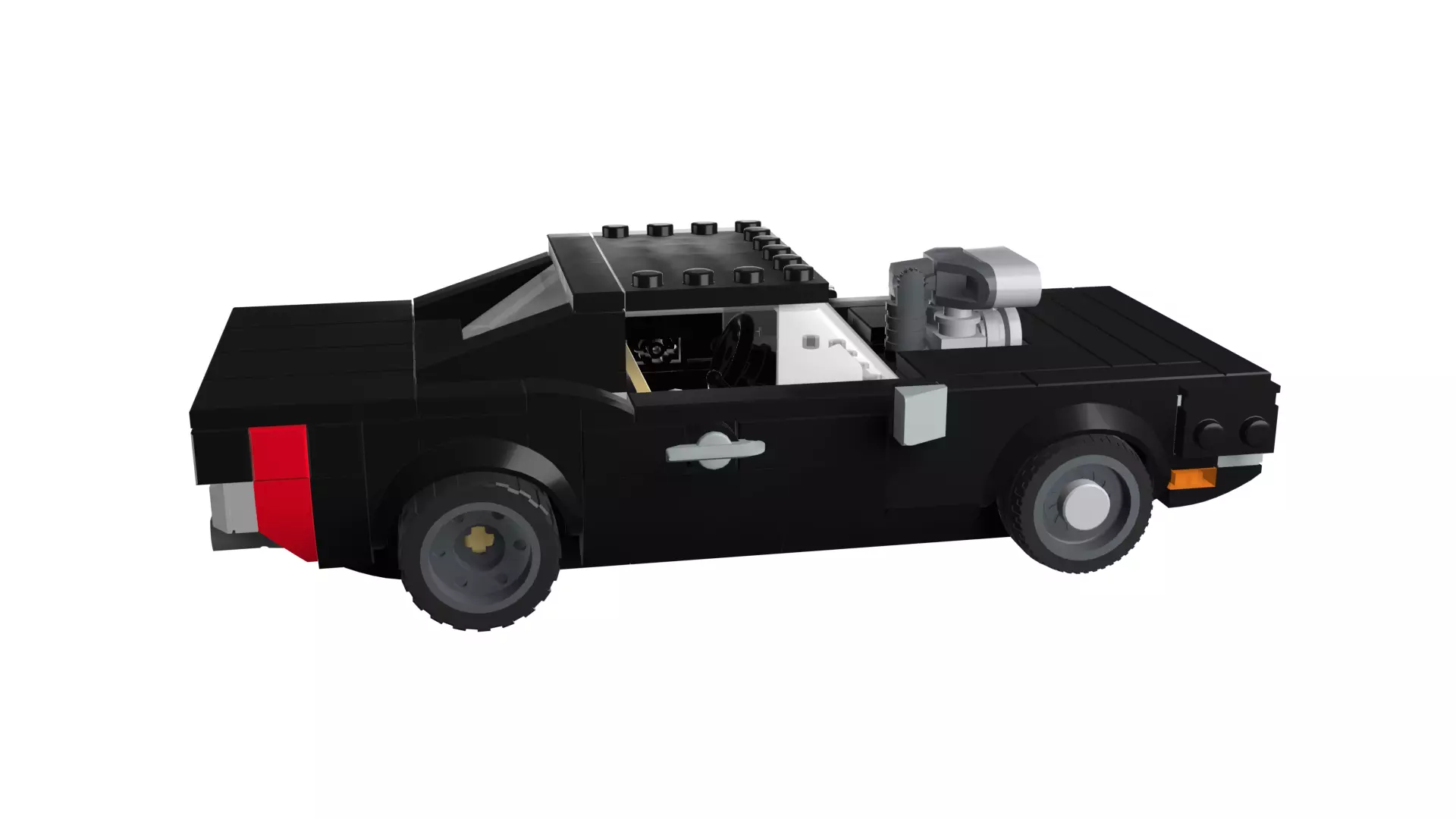MocBricks3D - Dodge Charger 3D print model_25