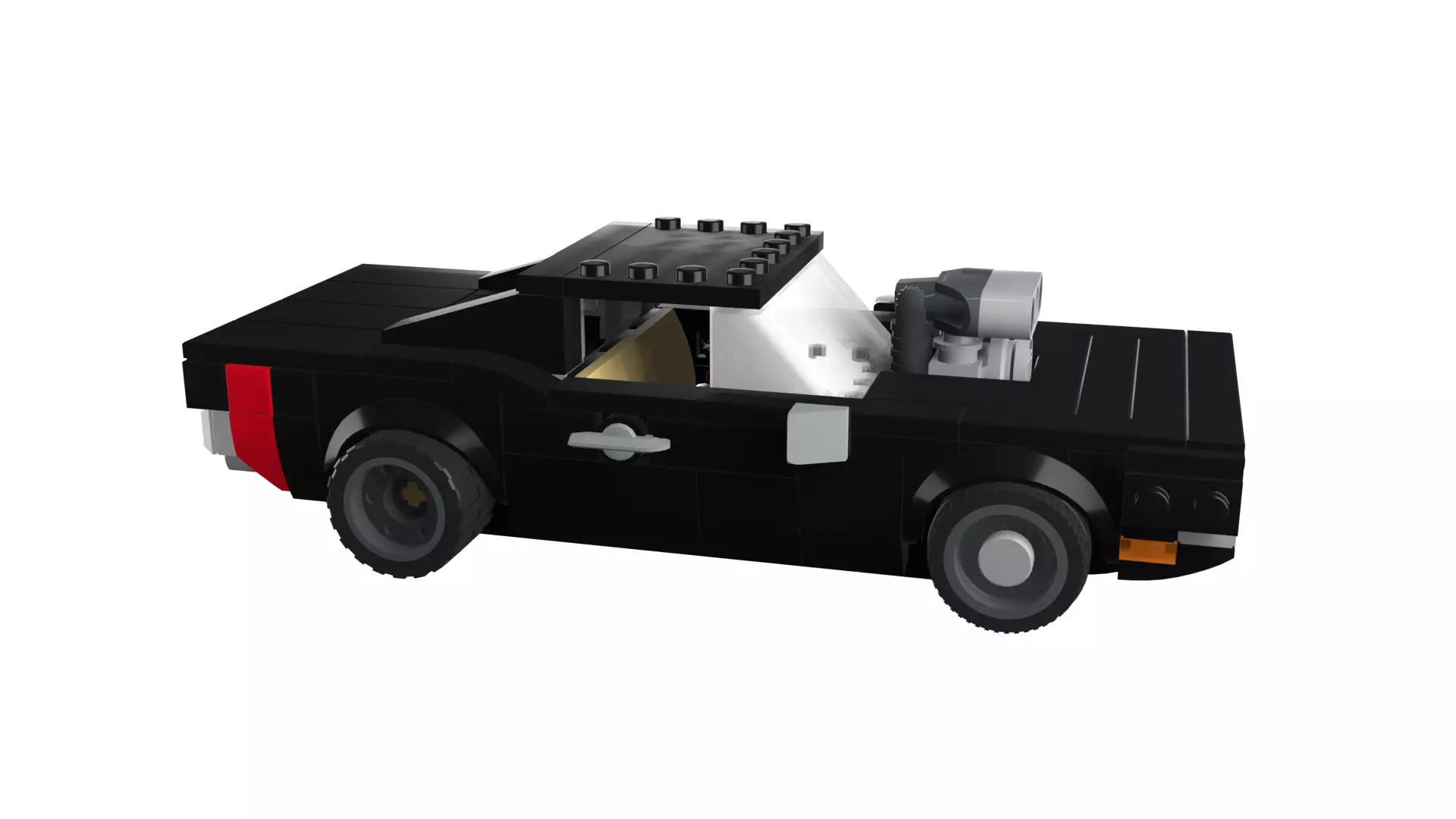 MocBricks3D - Dodge Charger 3D print model_19