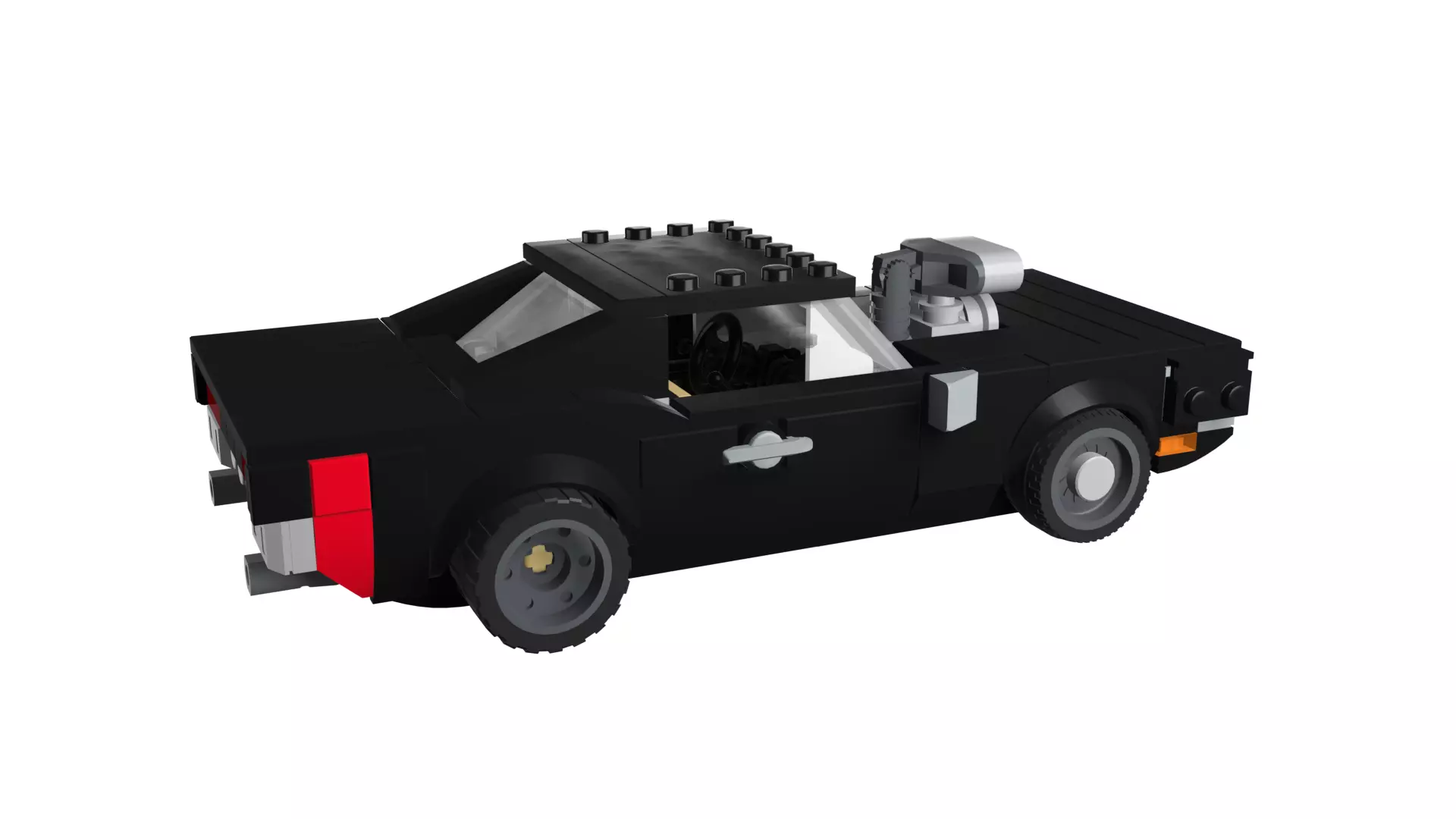 MocBricks3D - Dodge Charger 3D print model_28