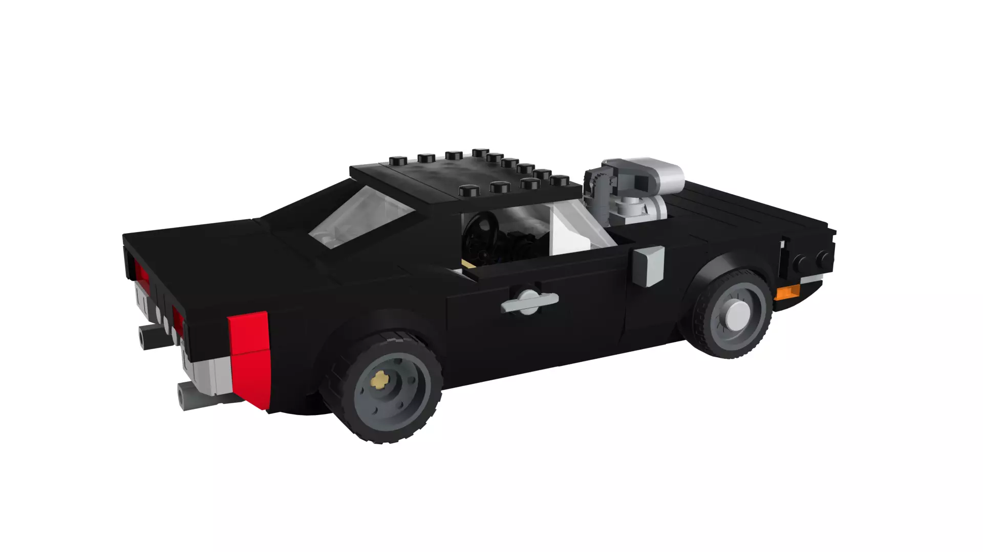 MocBricks3D - Dodge Charger 3D print model_29