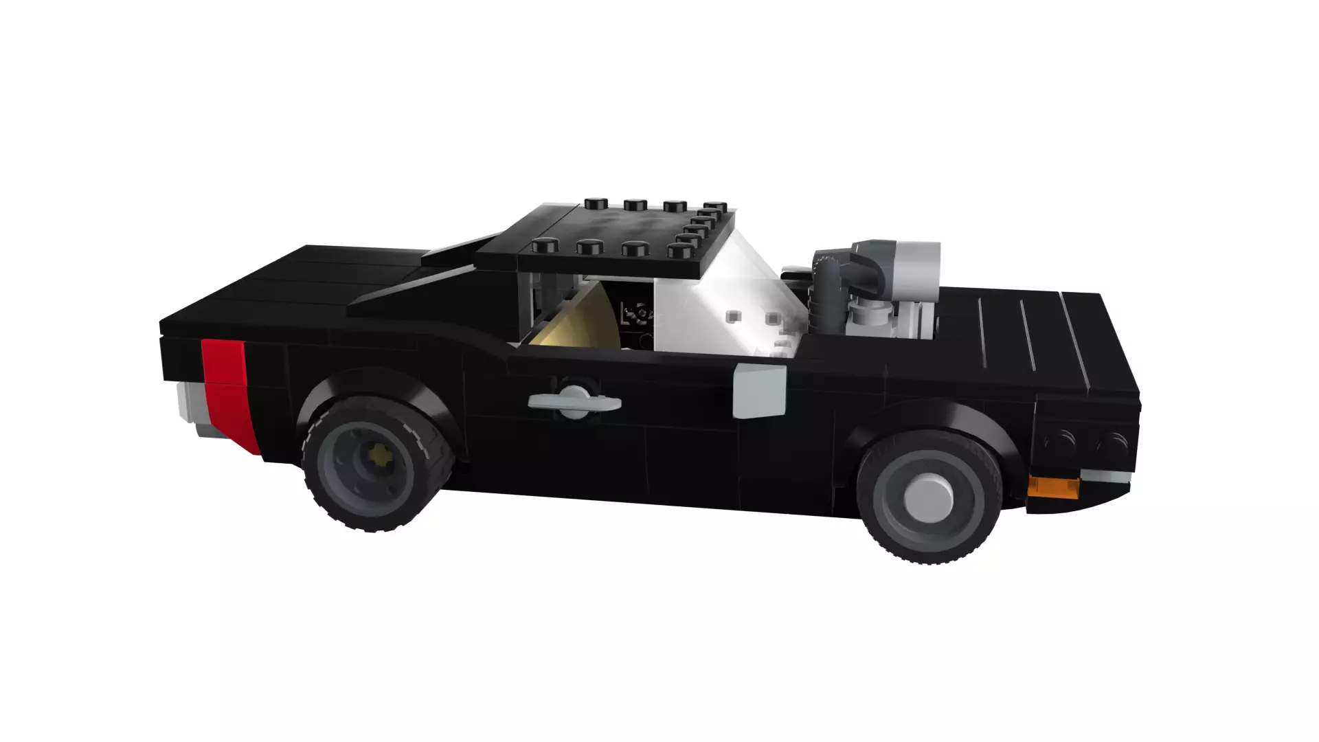 MocBricks3D - Dodge Charger 3D print model_20