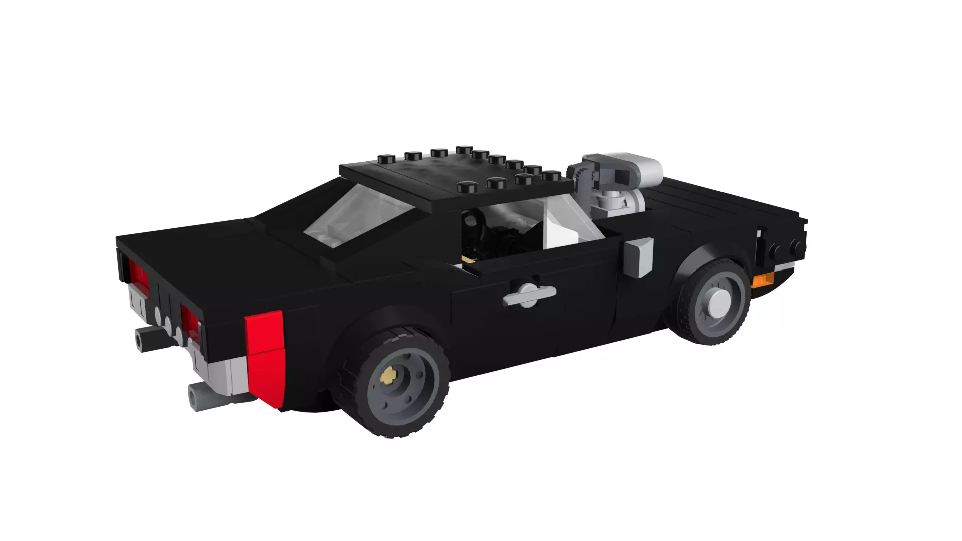 MocBricks3D - Dodge Charger 3D print model_30