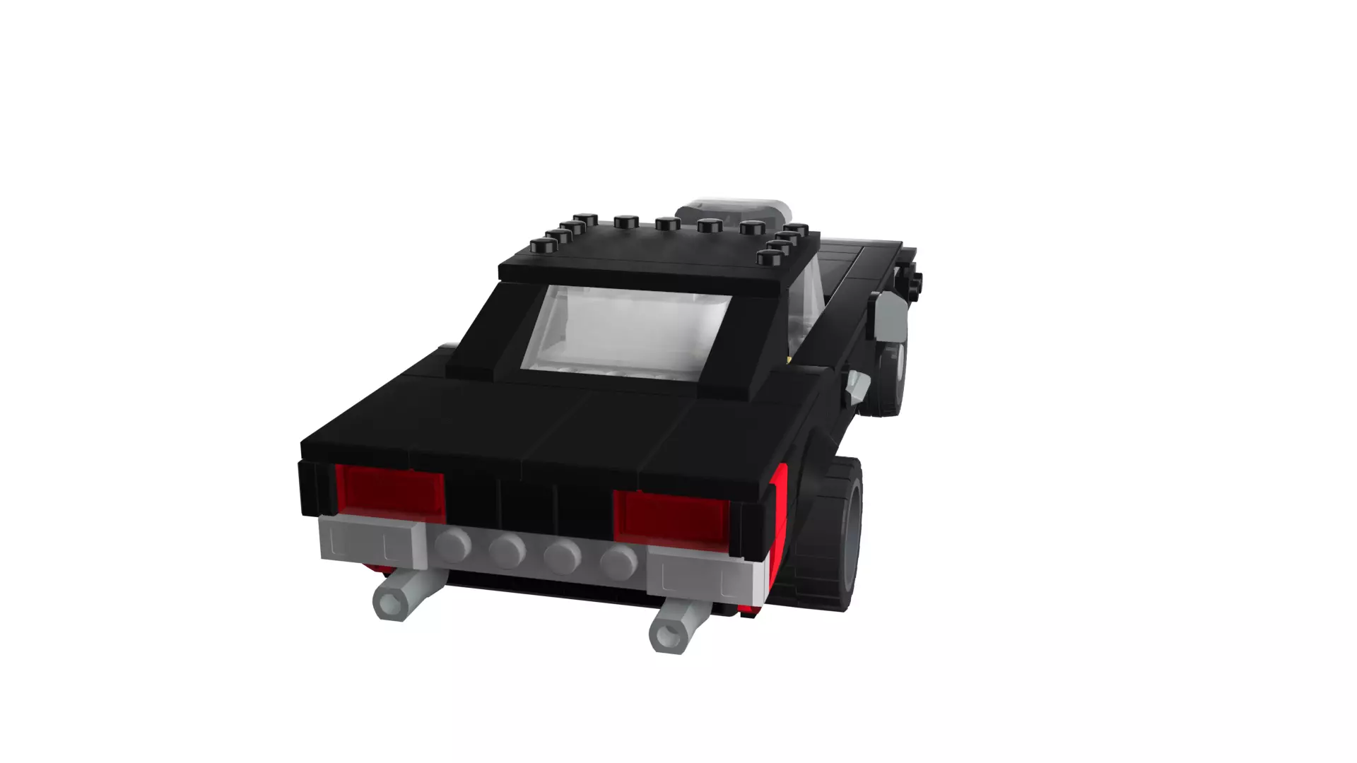 MocBricks3D - Dodge Charger 3D print model_40