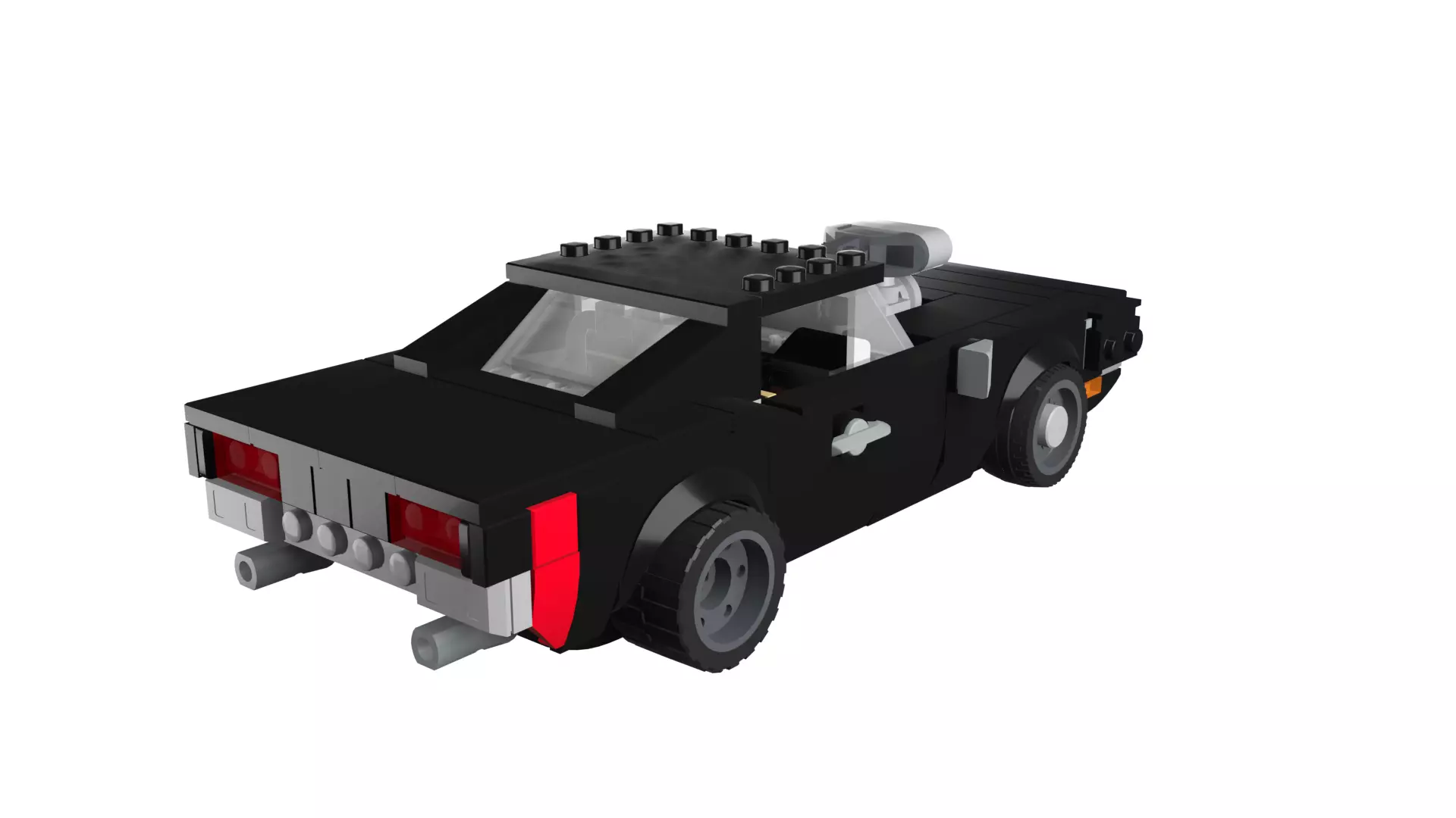 MocBricks3D - Dodge Charger 3D print model_34