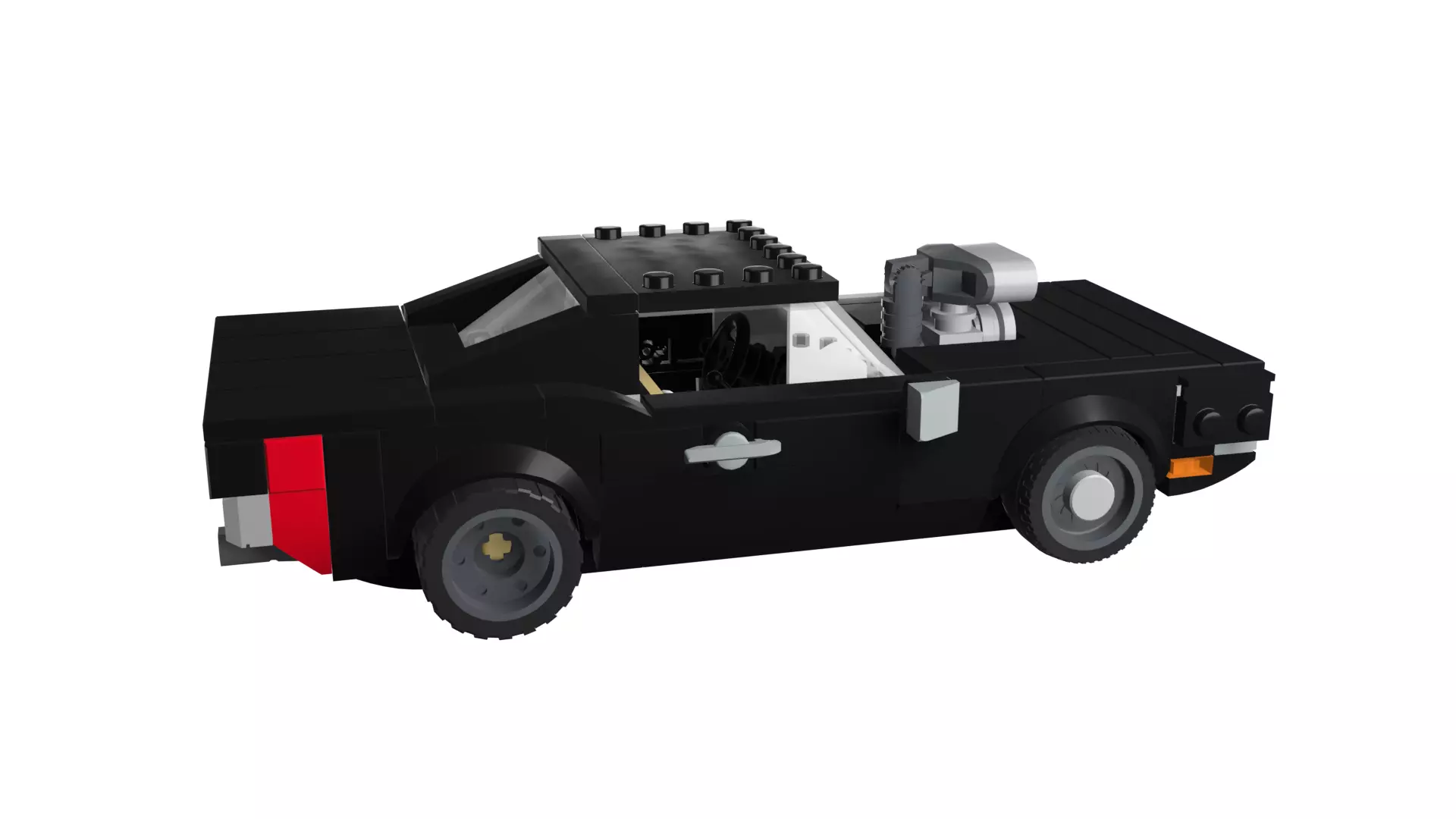 MocBricks3D - Dodge Charger 3D print model_26