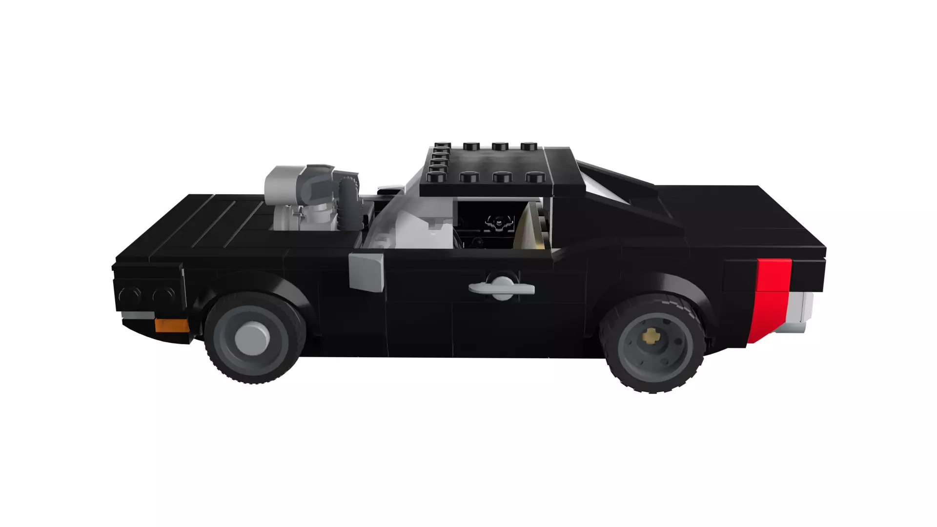 MocBricks3D - Dodge Charger 3D print model_64