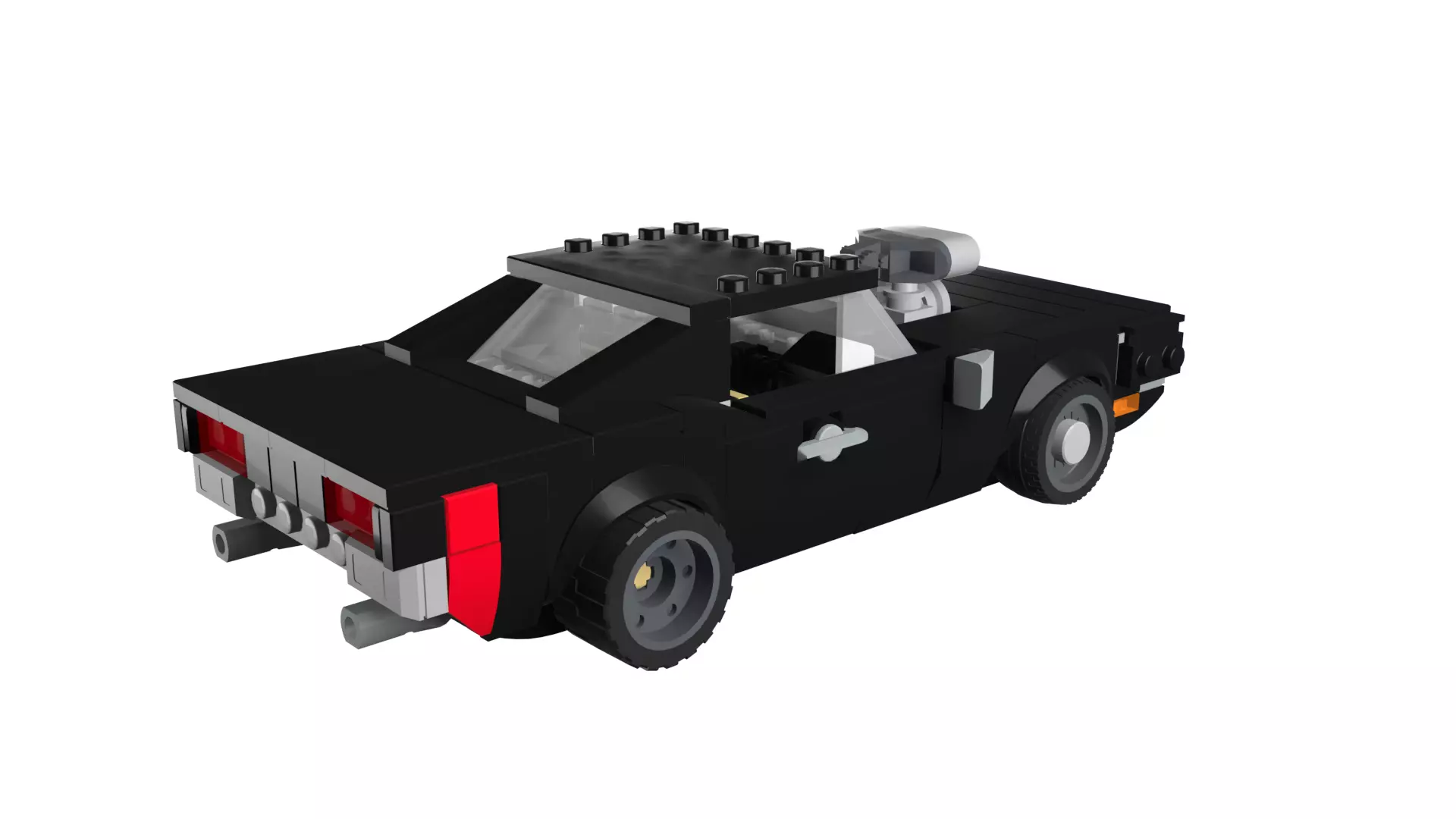 MocBricks3D - Dodge Charger 3D print model_32