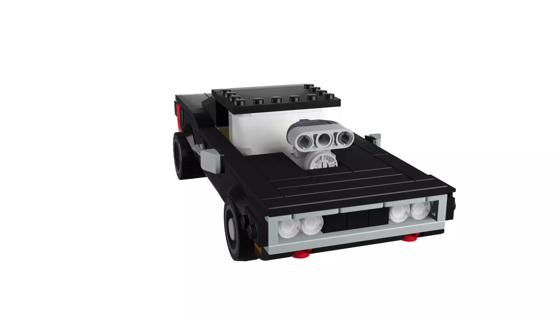 MocBricks3D - Dodge Charger 3D print model_6